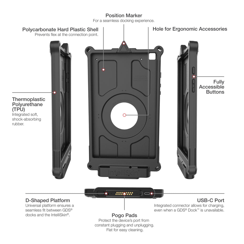 IntelliSkin® Next Gen voor Samsung Tab A 8.0 (2019) SM-T290 & T-295 - RAM Mounts RAM-GDS-SKIN-SAM55-NG afbeelding 5