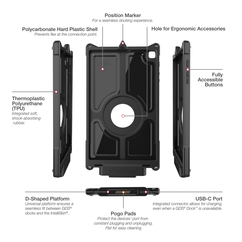 IntelliSkin® Next Gen voor Samsung Tab A 10.1 SM-T510 & SM-T515 - RAM Mounts RAM-GDS-SKIN-SAM65-NG afbeelding 6