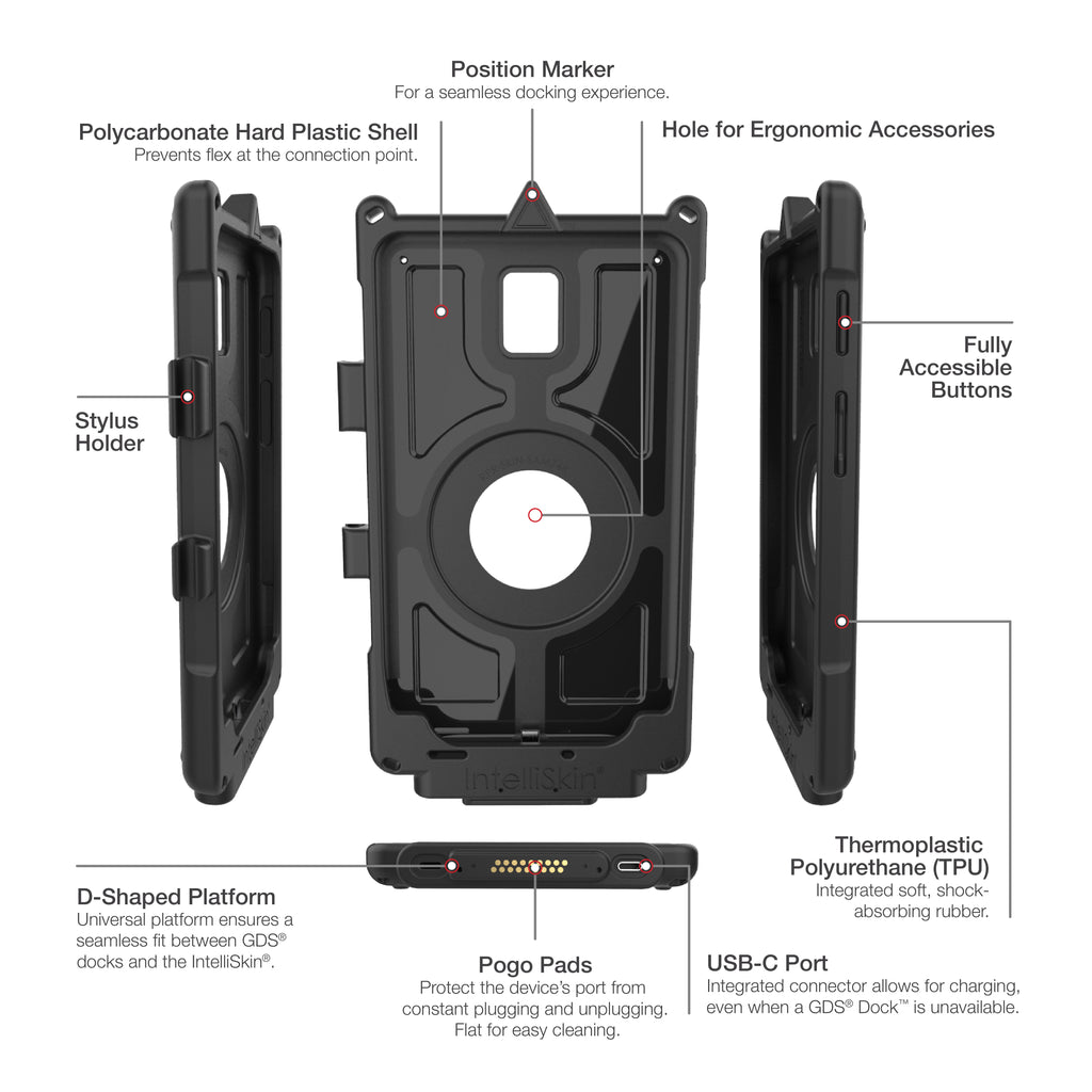 IntelliSkin® Next Gen tablethoes voor Samsung Tab Active3 - RAM Mounts RAM-GDS-SKIN-SAM74-NG afbeelding 6