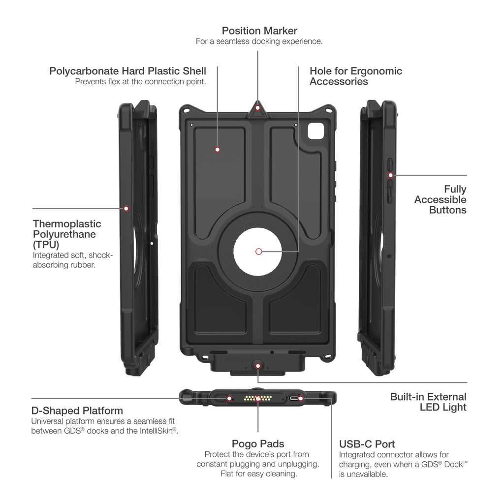IntelliSkin® Next Gen met LED-licht voor Samsung Tab A7 10.4 - RAM Mounts RAM-GDS-SKIN-SAM75-NG-LED afbeelding 7