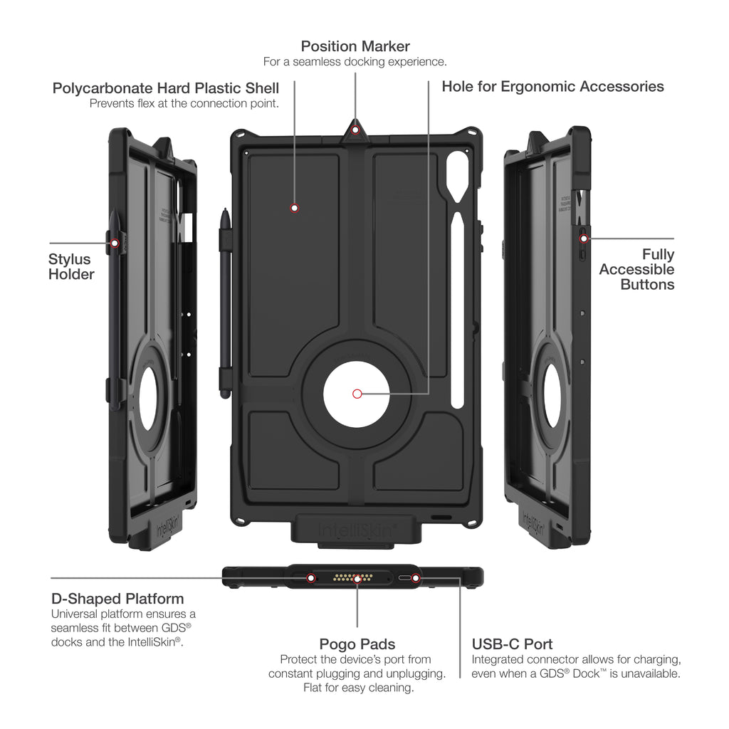 IntelliSkin® Next Gen voor Samsung Tab S10+, S9+ en S9 FE+ - RAM Mounts RAM-GDS-SKIN-SAM87-NG afbeelding 4