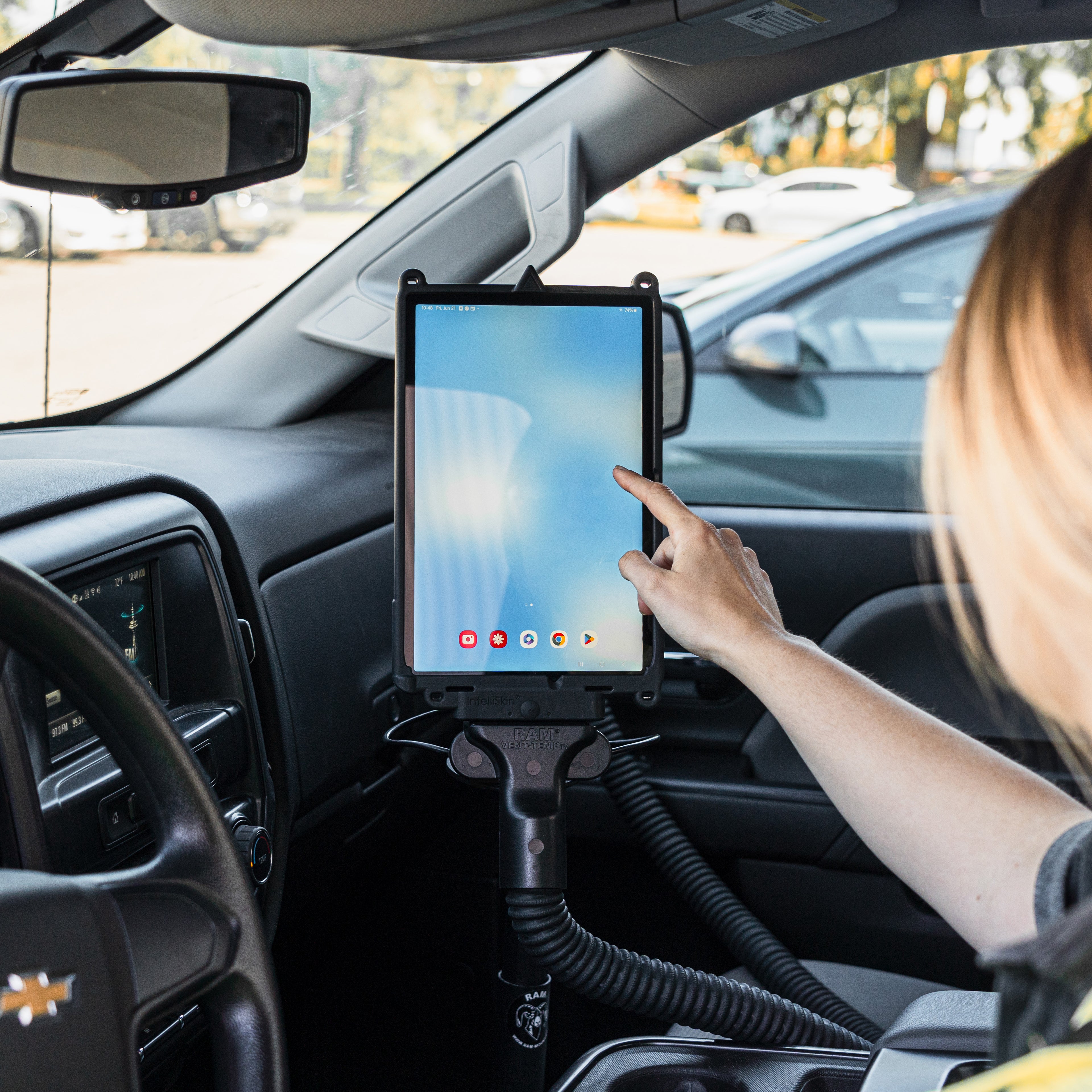 IntelliSkin® Next Gen Met LED voor Samsung Tab A9+ - RAM Mounts RAM-GDS-SKIN-SAM88-NG-LED afbeelding 7