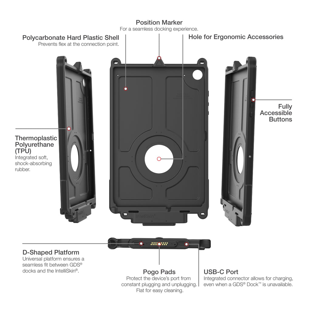 IntelliSkin® Next Gen voor Samsung Tab A9+ - RAM Mounts RAM-GDS-SKIN-SAM88-NG afbeelding 4