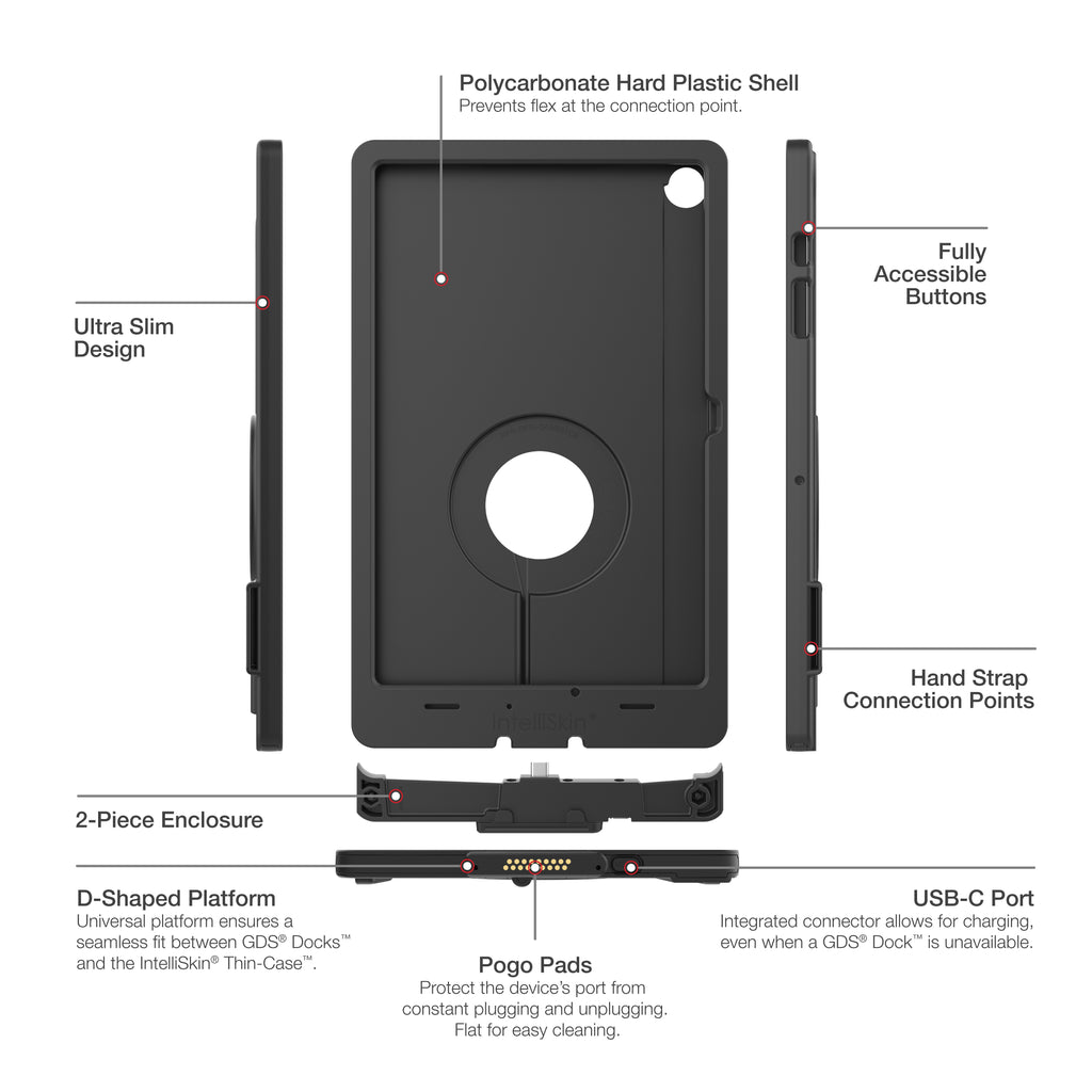 IntelliSkin® Thin-Case™ voor Samsung Tab A9+ - RAM Mounts RAM-GDS-SKIN-SAM88-TCD afbeelding 5