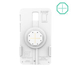 IntelliSkin® Thin-Case™ voor Tab Active5 & 3 (Pogo Pads Achterkant) - Grijs - RAM Mounts RAM-GDS-SKIN-SAM93-TCB-GRY afbeelding 2