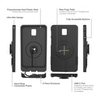 IntelliSkin® Thin-Case™ voor Tab Active5 & 3 (Pogo Pads Achterkant) - RAM Mounts RAM-GDS-SKIN-SAM93-TCB afbeelding 5