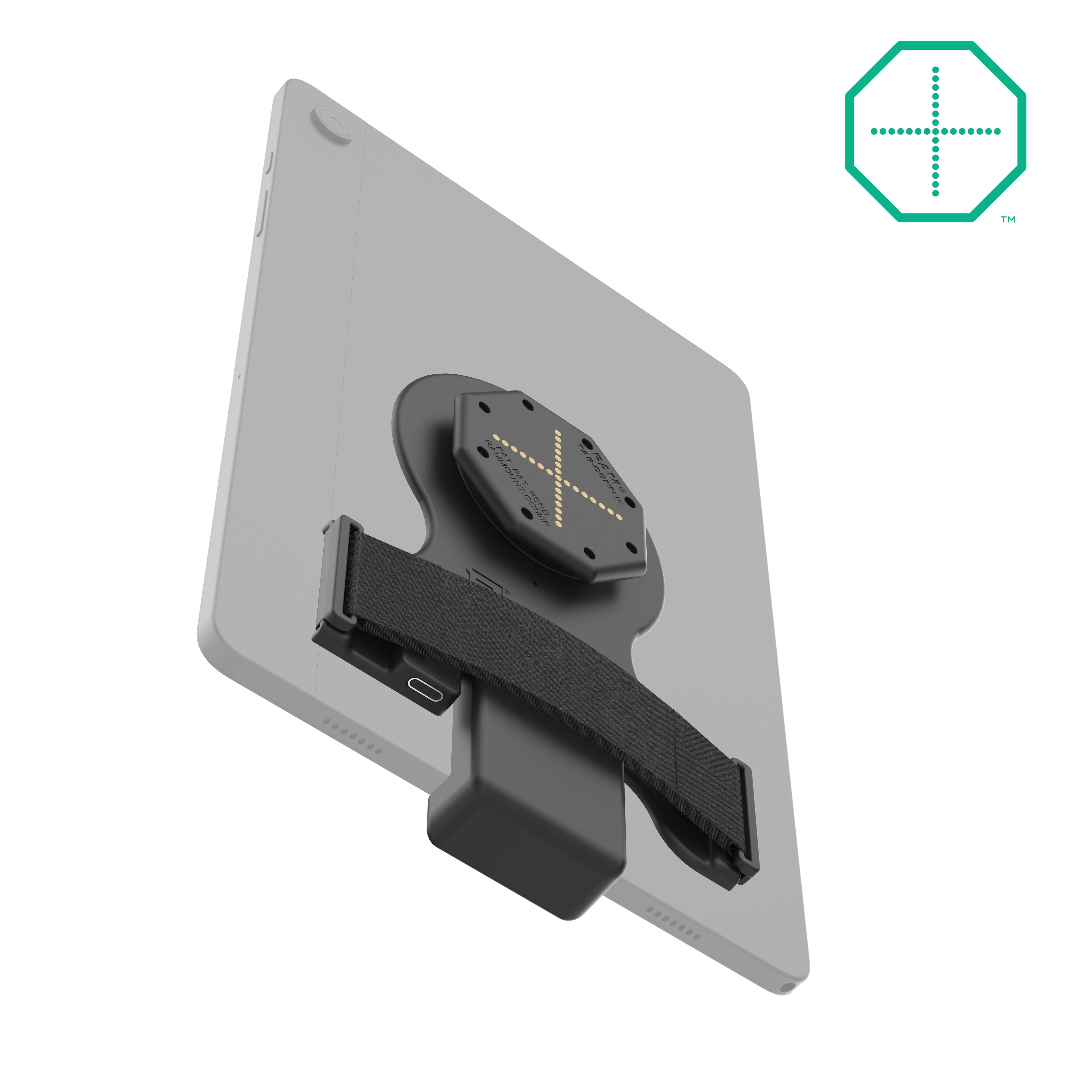 GDS® Tab-Conn™ voor Tablets Zonder Hoes (Achterste Pogo Pads) - RAM Mounts RAM-GDS-TABC-B1B afbeelding 2