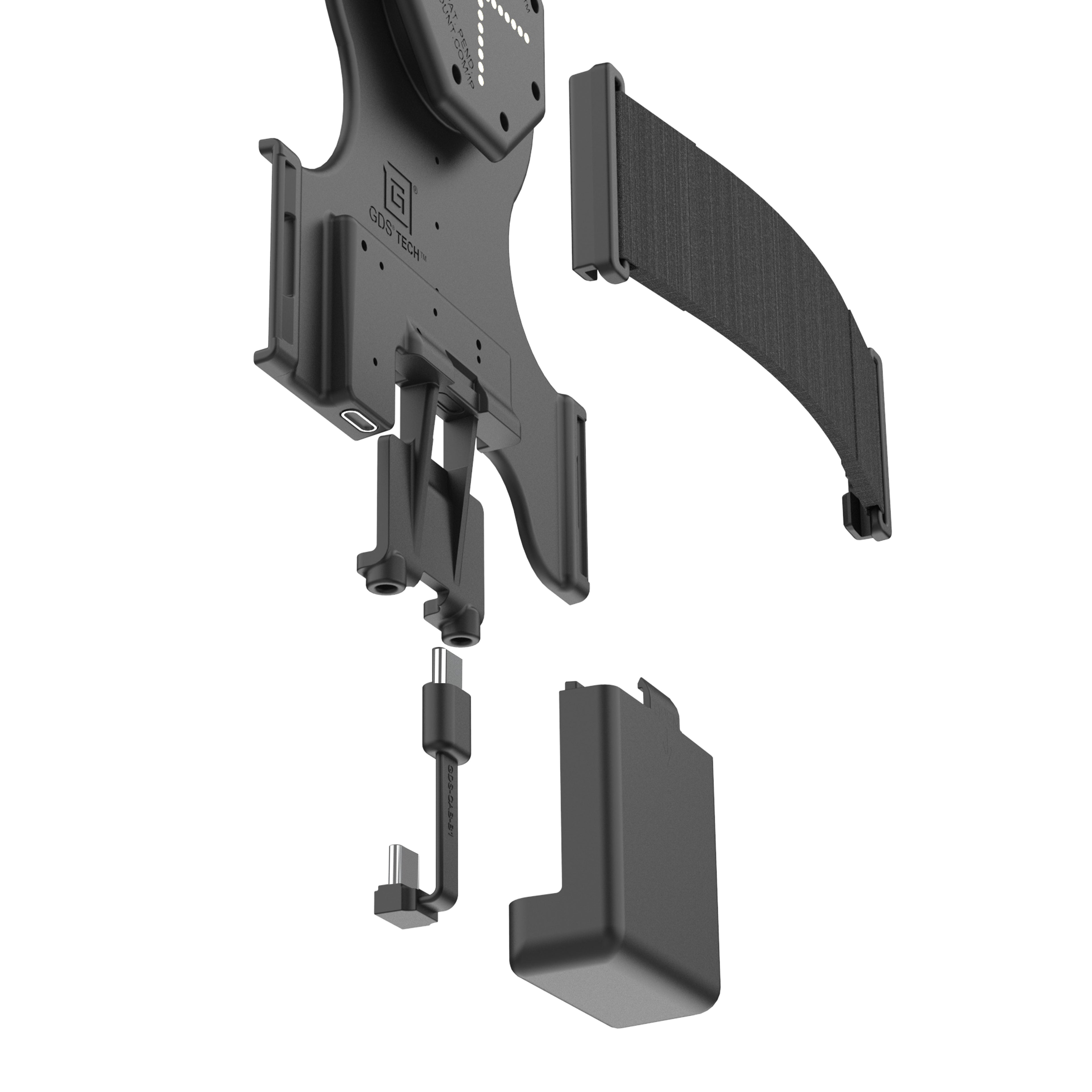 GDS® Tab-Conn™ voor Tablets Zonder Hoes (Achterste Pogo Pads) - RAM Mounts RAM-GDS-TABC-B1B afbeelding 4
