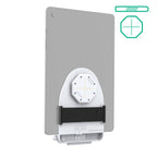 GDS® Tab-Conn™ voor Tablets Zonder Hoes (D-vorm & Achterste Pads) - Grijs - RAM Mounts RAM-GDS-TABC-B1DB-GRY afbeelding 1