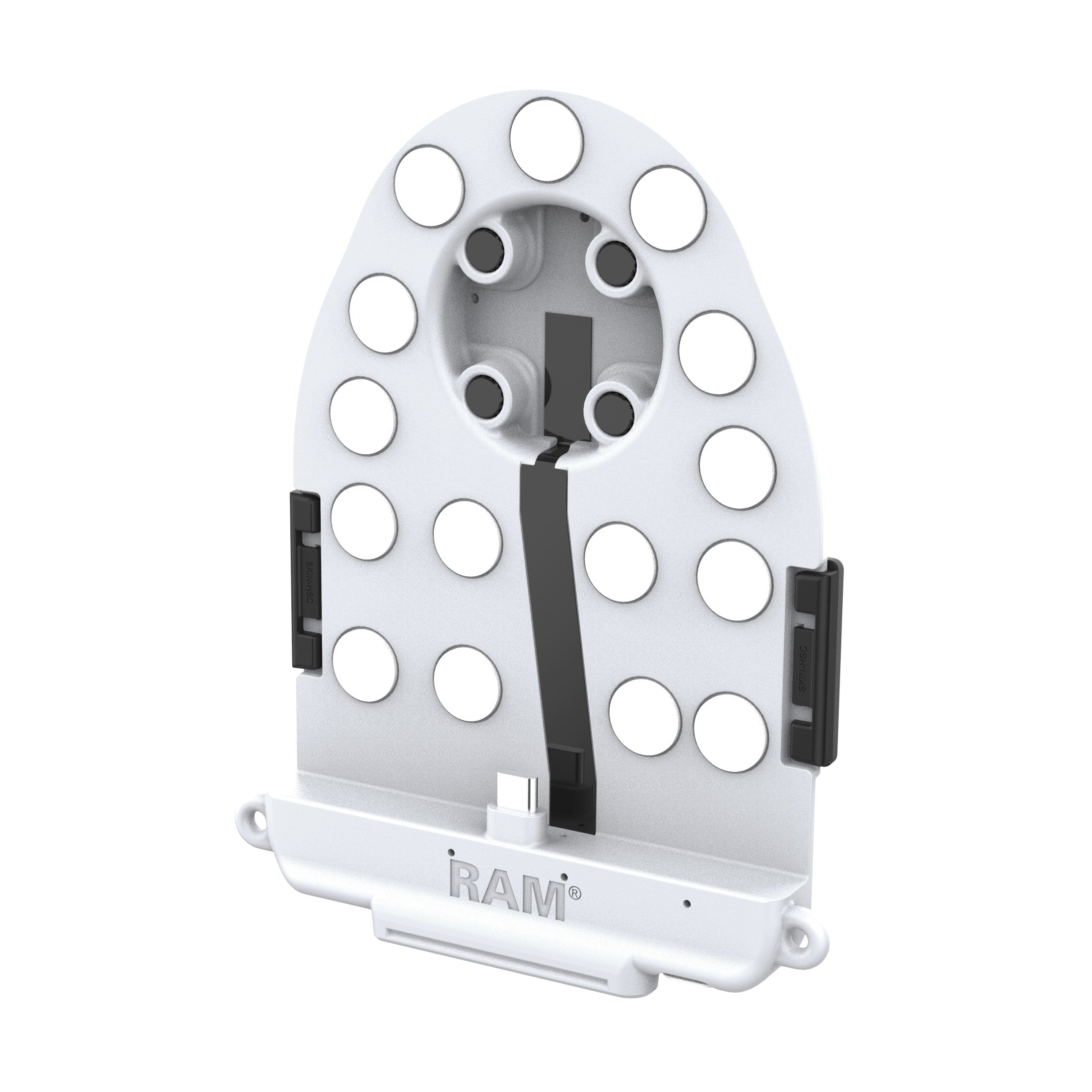 GDS® Tab-Conn™ voor Tablets Zonder Hoes (D-vorm & Achterste Pads) - Grijs - RAM Mounts RAM-GDS-TABC-B1DB-GRY afbeelding 3