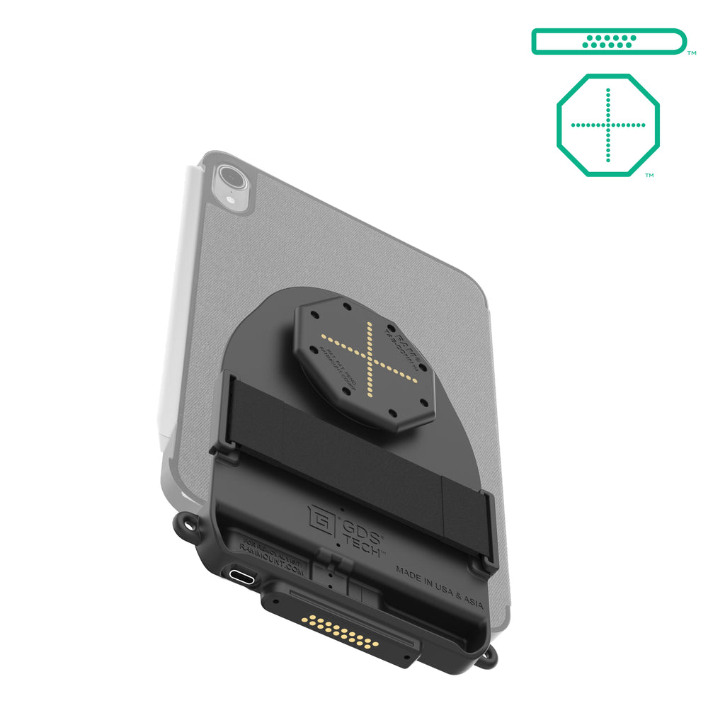 GDS® Tab-Conn™ voor Folio Style Cases (D Vorm & Achterste Pogo Pads) - RAM Mounts RAM-GDS-TABC-F1DB afbeelding 2