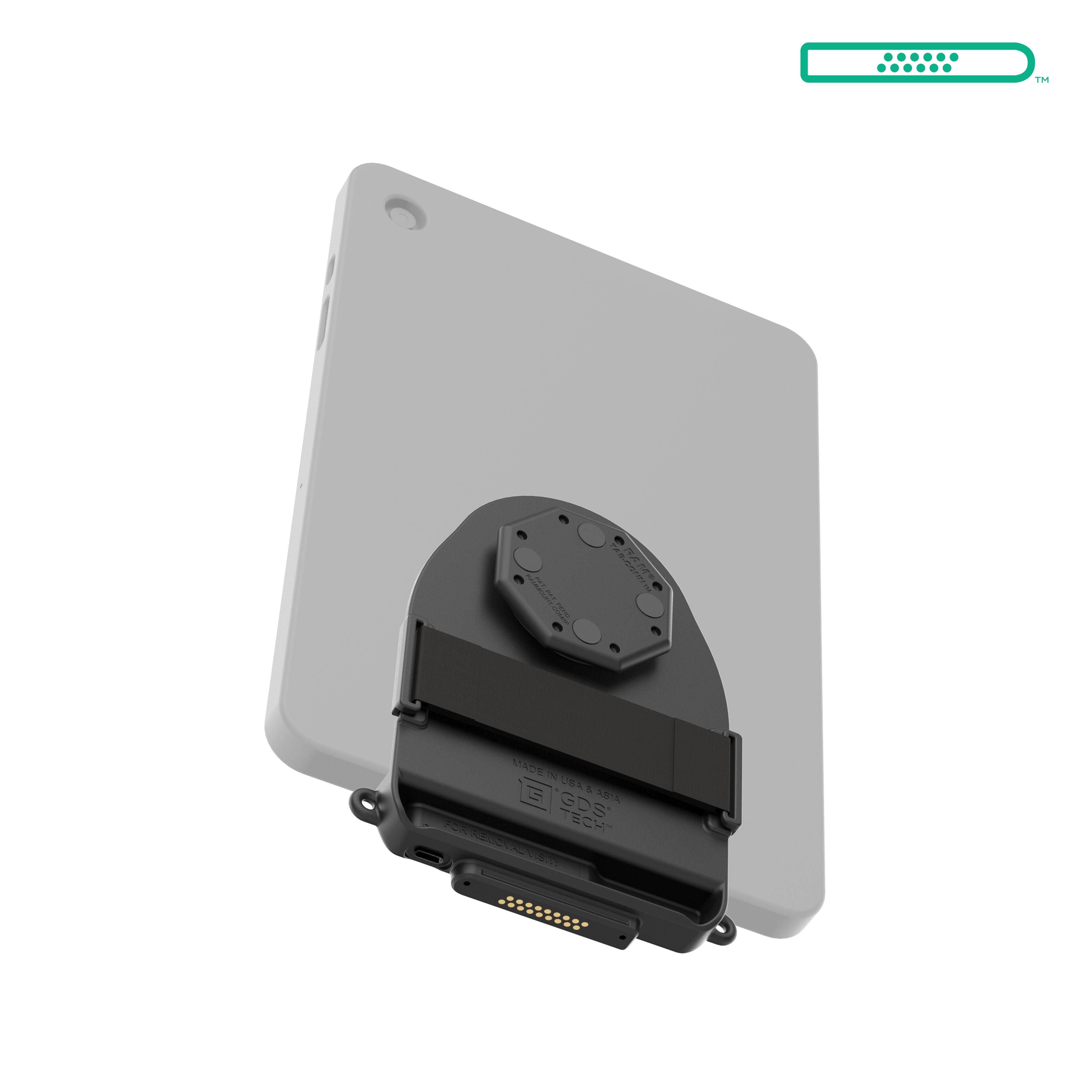 GDS® Tab-Conn™ voor OtterBox Defender Cases (D-vorm Pogo Pads) - RAM Mounts RAM-GDS-TABC-OTD1D afbeelding 2
