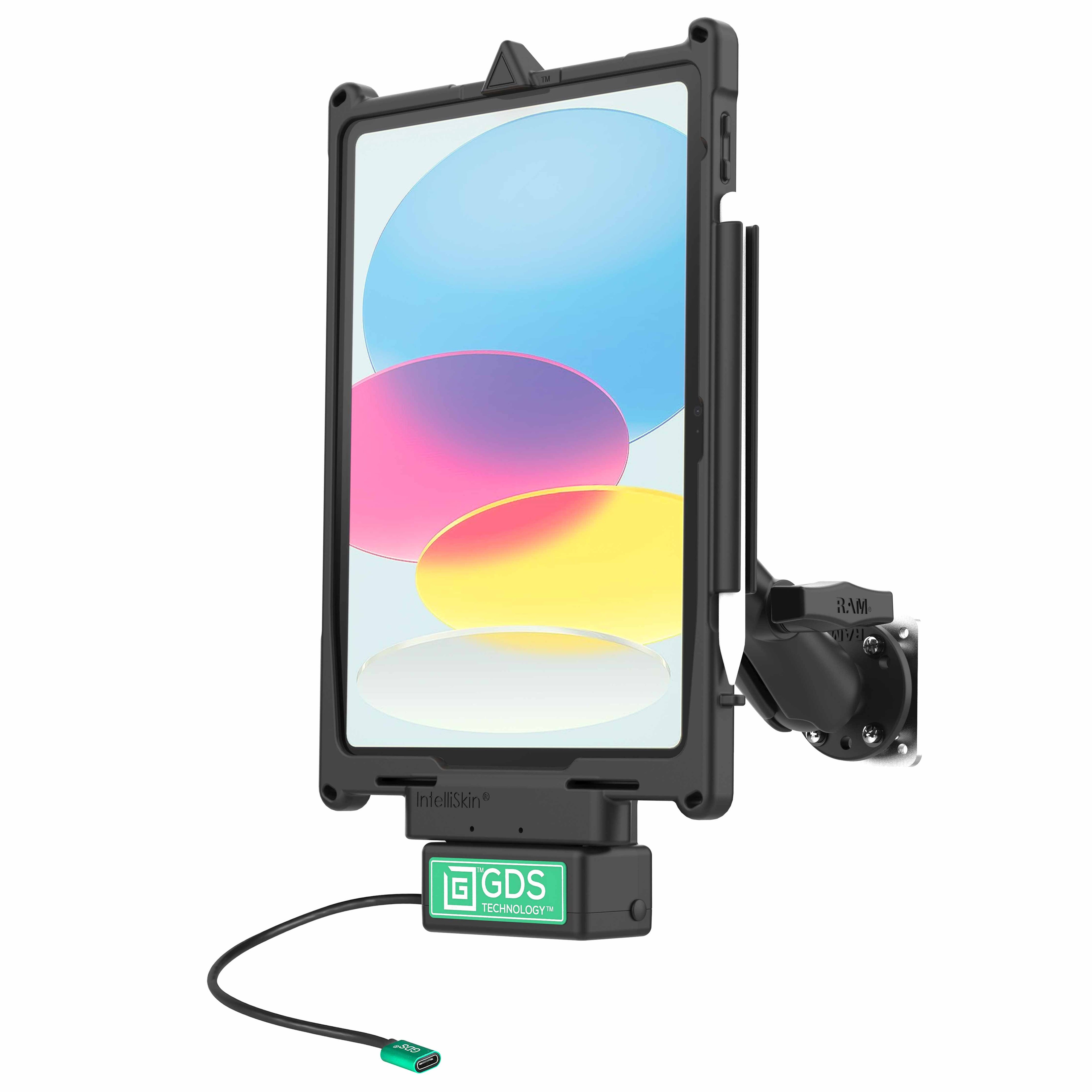 GDS® Uni-Conn™ Voertuigbundle voor Apple iPad 10e & 11e Gen - RAM Mounts RAM-GDS-U1-AP40-KIT1 afbeelding 1