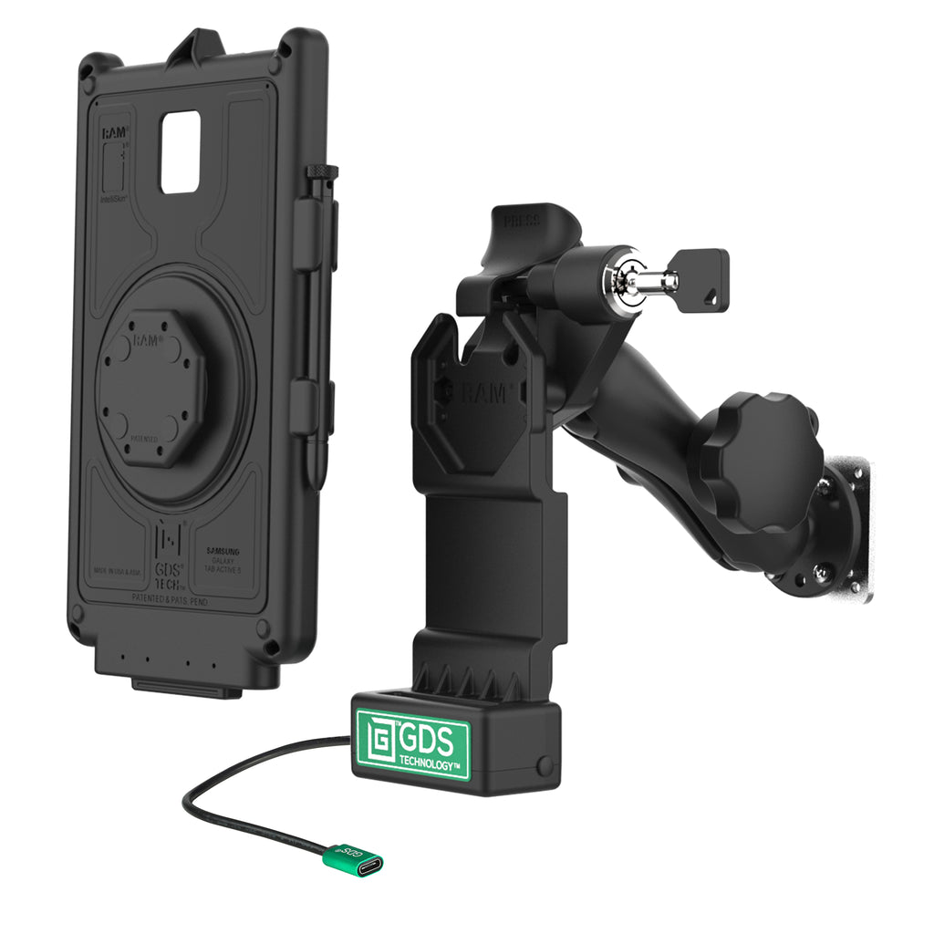 GDS® Uni-Conn™ Vergrendelingsvoertuigbundel voor Samsung Tab Active5 - RAM Mounts RAM-GDS-U1-SAM90-KIT2 afbeelding 2