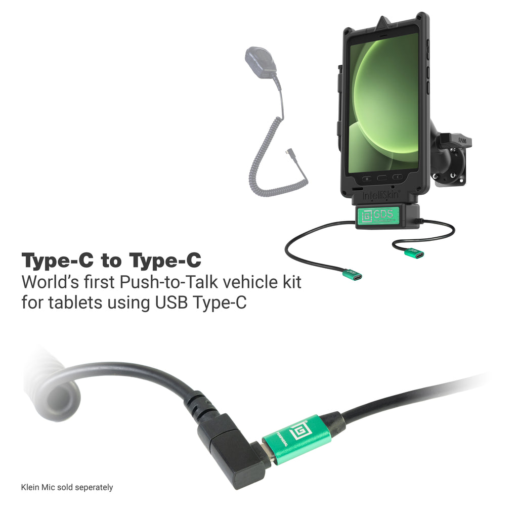 GDS® Uni-Conn™ Voertuigbundel + Enkele USB-C voor Samsung Tab Active5 - RAM Mounts RAM-GDS-U1-SAM90-KIT4 afbeelding 2
