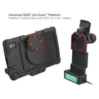 GDS® Uni-Conn™ Adapter voor Zebra ET401 & ET10,16 cm (4") X 20,32 cm (8") Tablet - RAM Mounts RAM-GDS-U1-ZE20U afbeelding 3