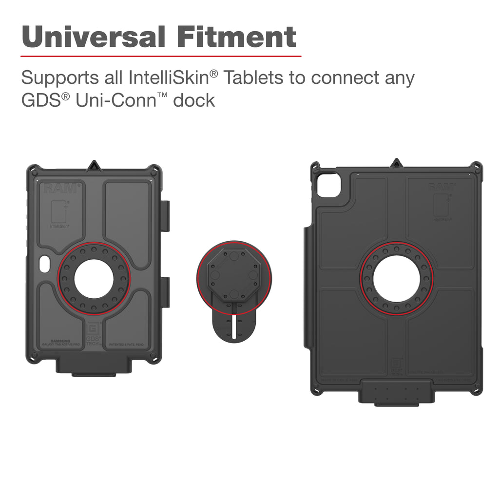 GDS® Uni-Conn™ verstelbare adapter voor IntelliSkin® - RAM Mounts RAM-GDS-U1AU afbeelding 4