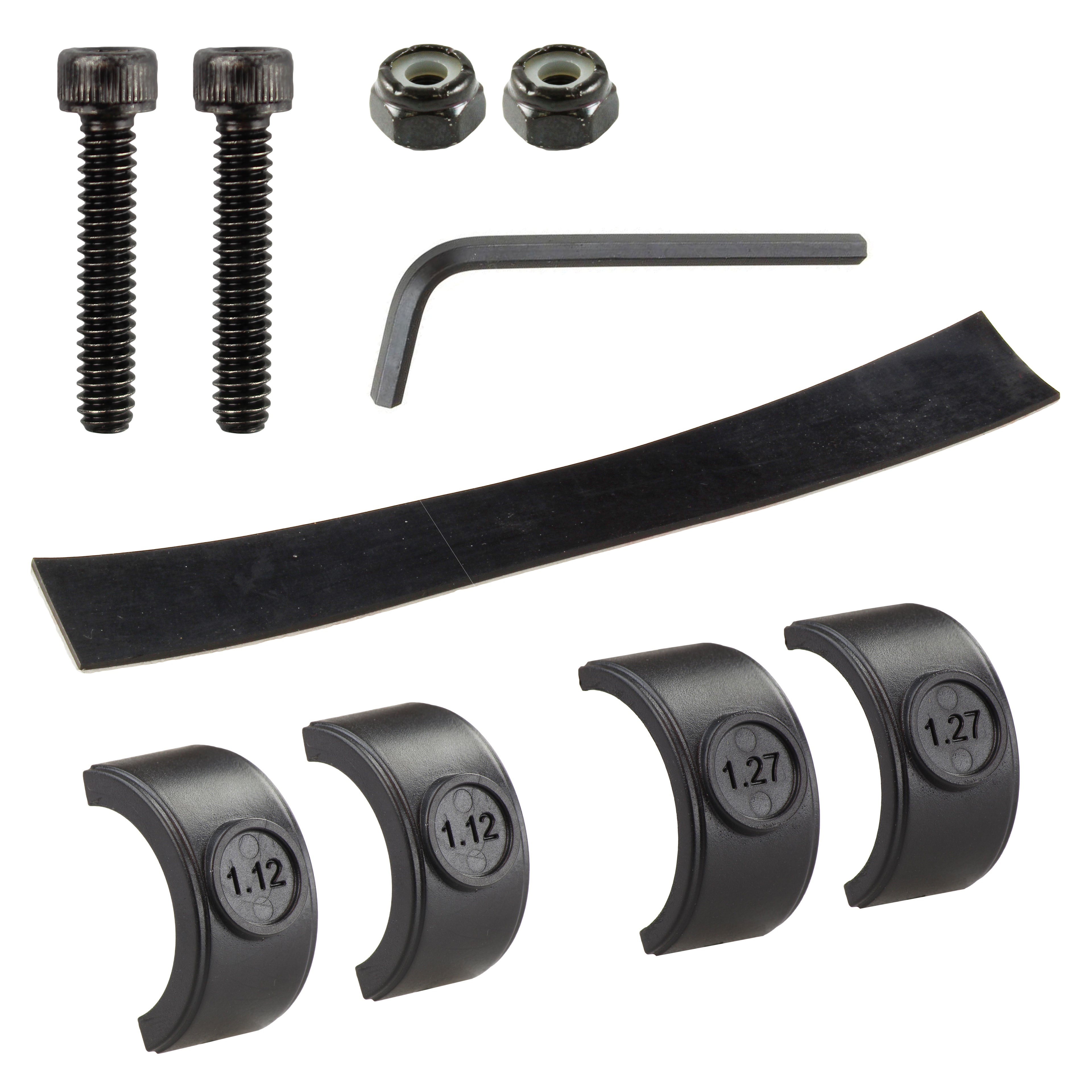 RAM hardware spacer pack voor torque grote rail basis - RAM Mounts RAM-HAR-408-112-15U