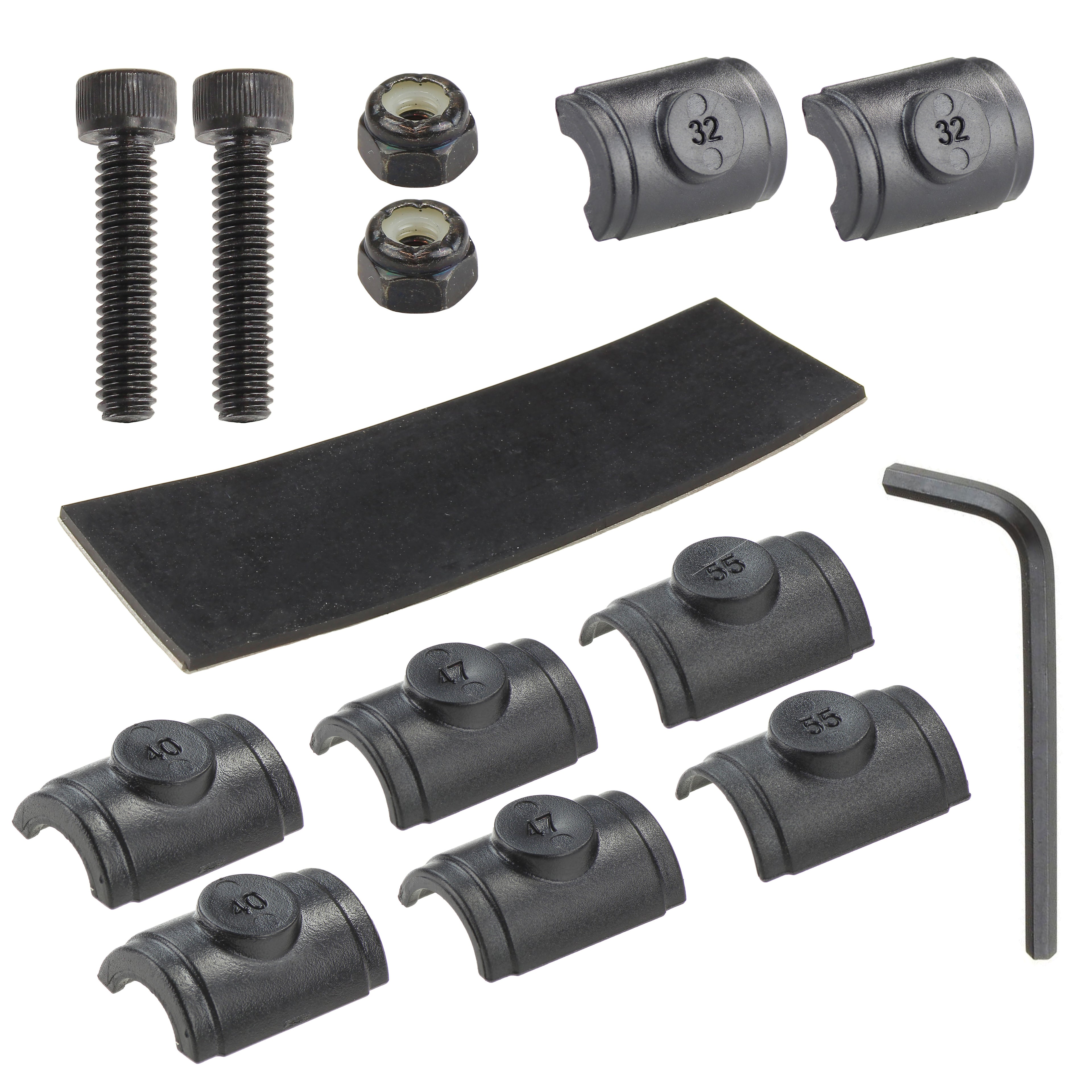 RAM Hardware & Spacer Pack voor Torque™ Kleine Rail Basis - RAM Mounts RAM-HAR-408-37-62U afbeelding 1