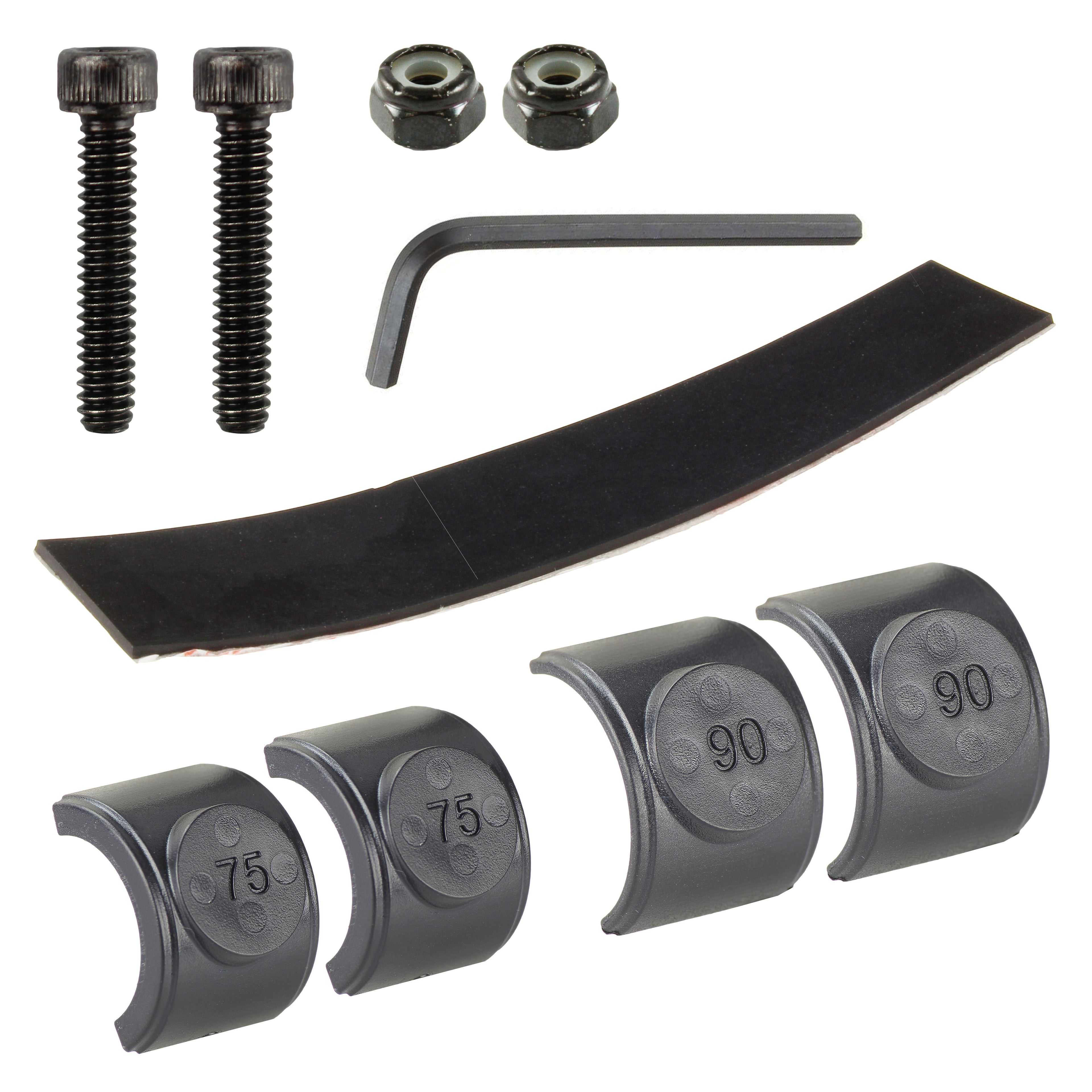 RAM Hardware & Spacer Pack voor Torque™ Medium Rail Basis - RAM Mounts RAM-HAR-408-75-1U afbeelding 1