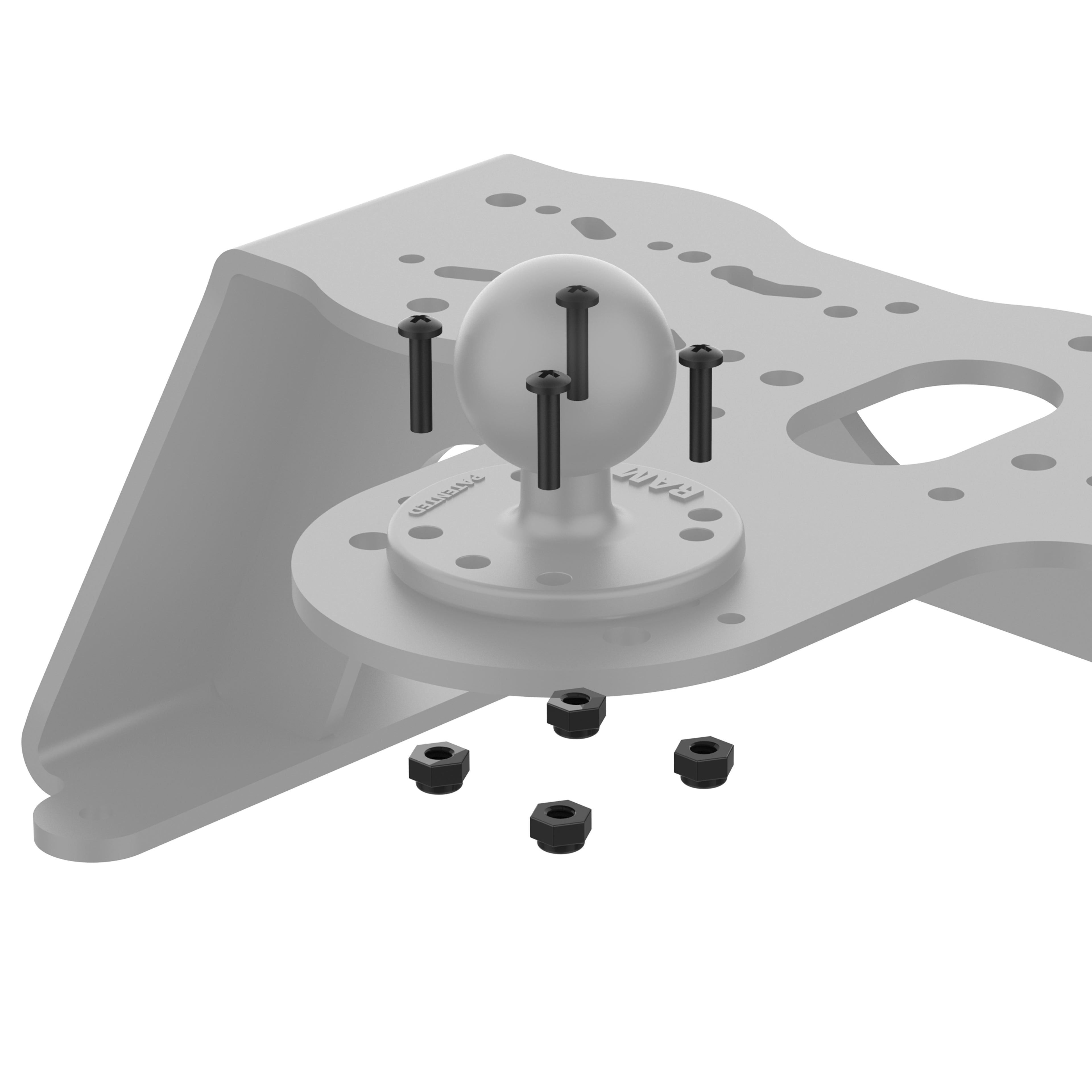 RAM Schroeven set voor Fishfinder Montage & C-Formaat Balbasis - RAM Mounts RAM-HAR-FF1-1024U afbeelding 2