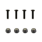 RAM Hardware Pack Vier #8-32 x 5/8" Schroeven & Vier Nylock Moeren - RAM Mounts RAM-HAR-MET-TAB1U afbeelding 1