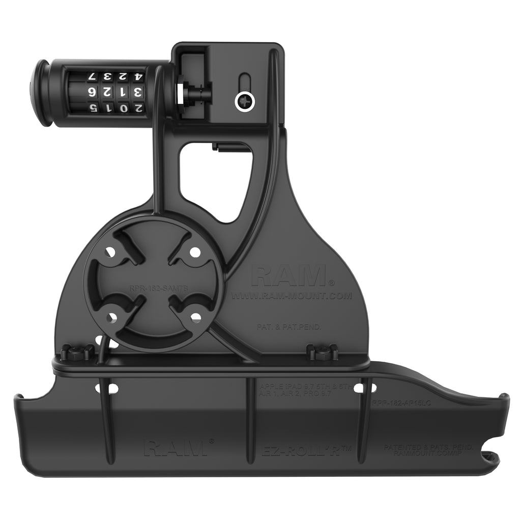 RAM EZ-Roll'r™ Combo Vergrendelingshouder voor iPad 6e generatie, Air 2 + meer - RAM Mounts RAM-HOL-AP15CLU afbeelding 4