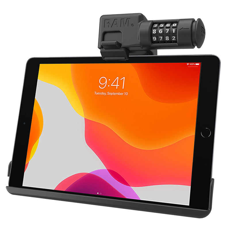 RAM EZ-Roll'r combo vergrendelingshouder voor iPad 7e 9e generatie air 3 - RAM Mounts RAM-HOL-AP31CLU