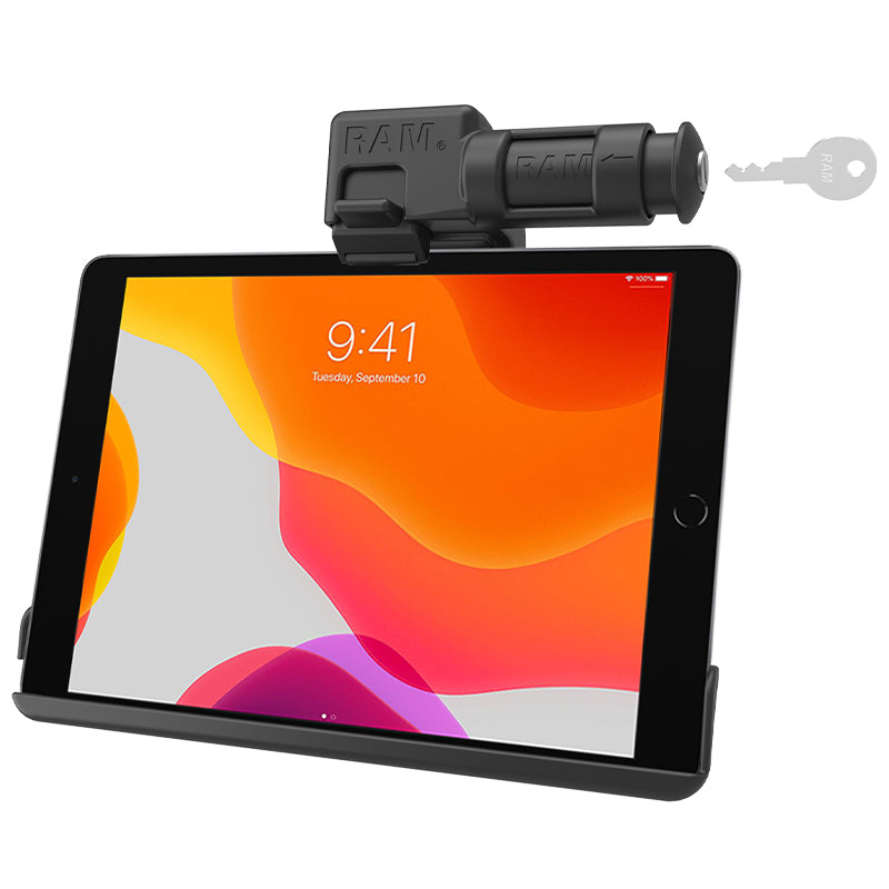 RAM EZ-Roll'r keyed locking houder voor iPad 7e 9e gen air 3 - RAM Mounts RAM-HOL-AP31KLU