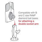 RAM Form-Fit Houder voor Apple iPhone 12 mini & iPhone 13 mini - RAM Mounts RAM-HOL-AP34U afbeelding 6