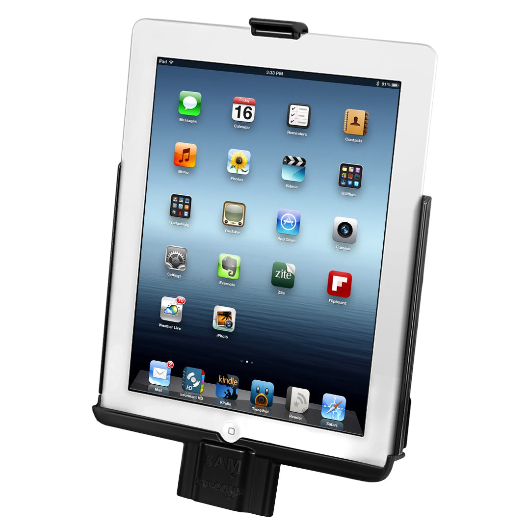 RAM EZ-Roll'r cradle voor Apple iPad 1ste generatie - RAM Mounts RAM-HOL-AP8DU