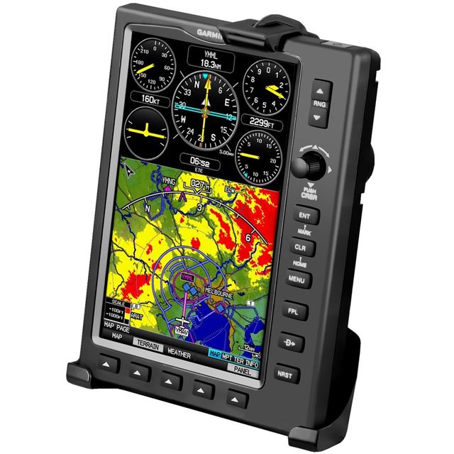 RAM Glare Shield Klem Mount voor GARMIN 695 & 696 - RAM Mounts RAM-B-177-GA38U afbeelding 4