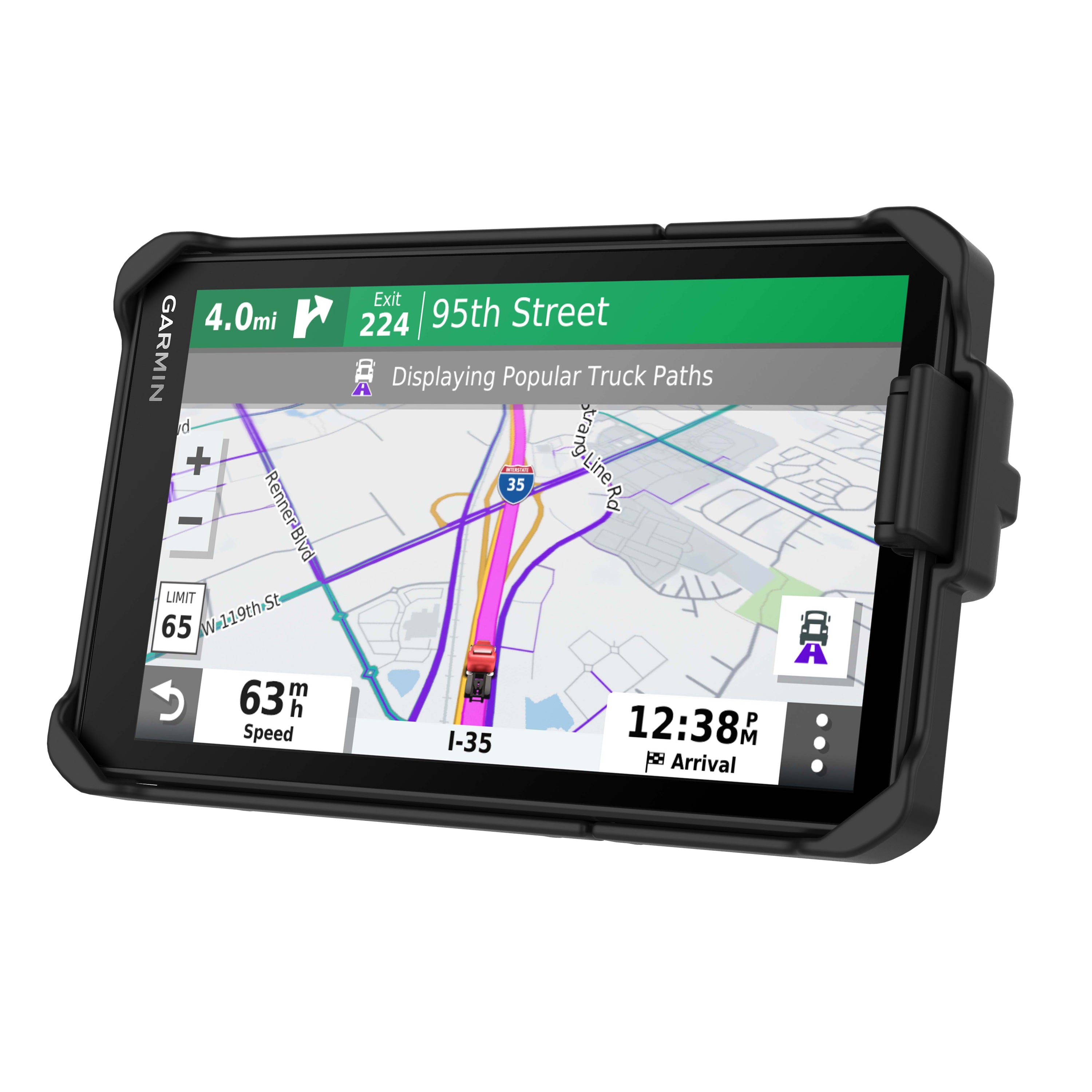 RAM EZ-Roll'r™ Vergrendelingshouder voor Garmin d?zl™ OTR700 - RAM Mounts RAM-HOL-GA77LU afbeelding 1