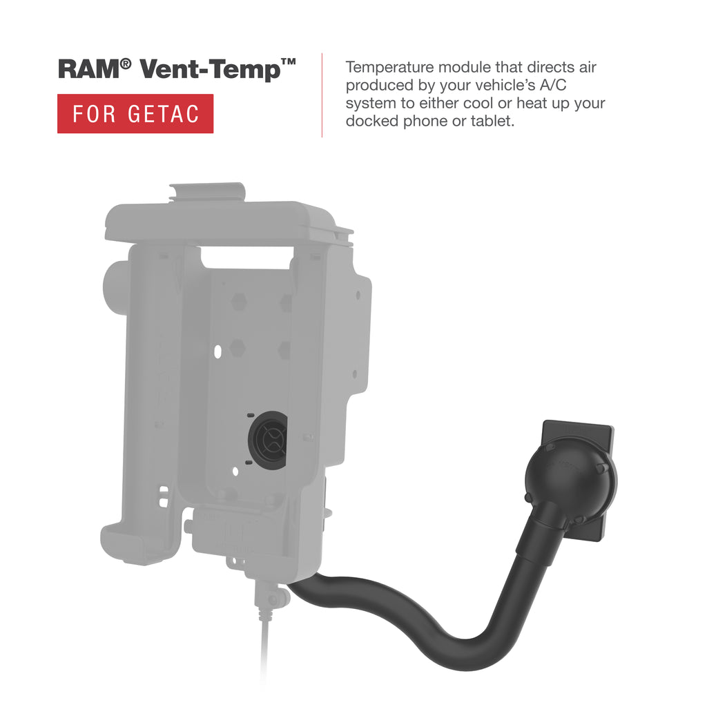 RAM Houder op maat voor Getac ZX70 - Temp Module Compatibel - RAM Mounts RAM-HOL-GE3FU afbeelding 4