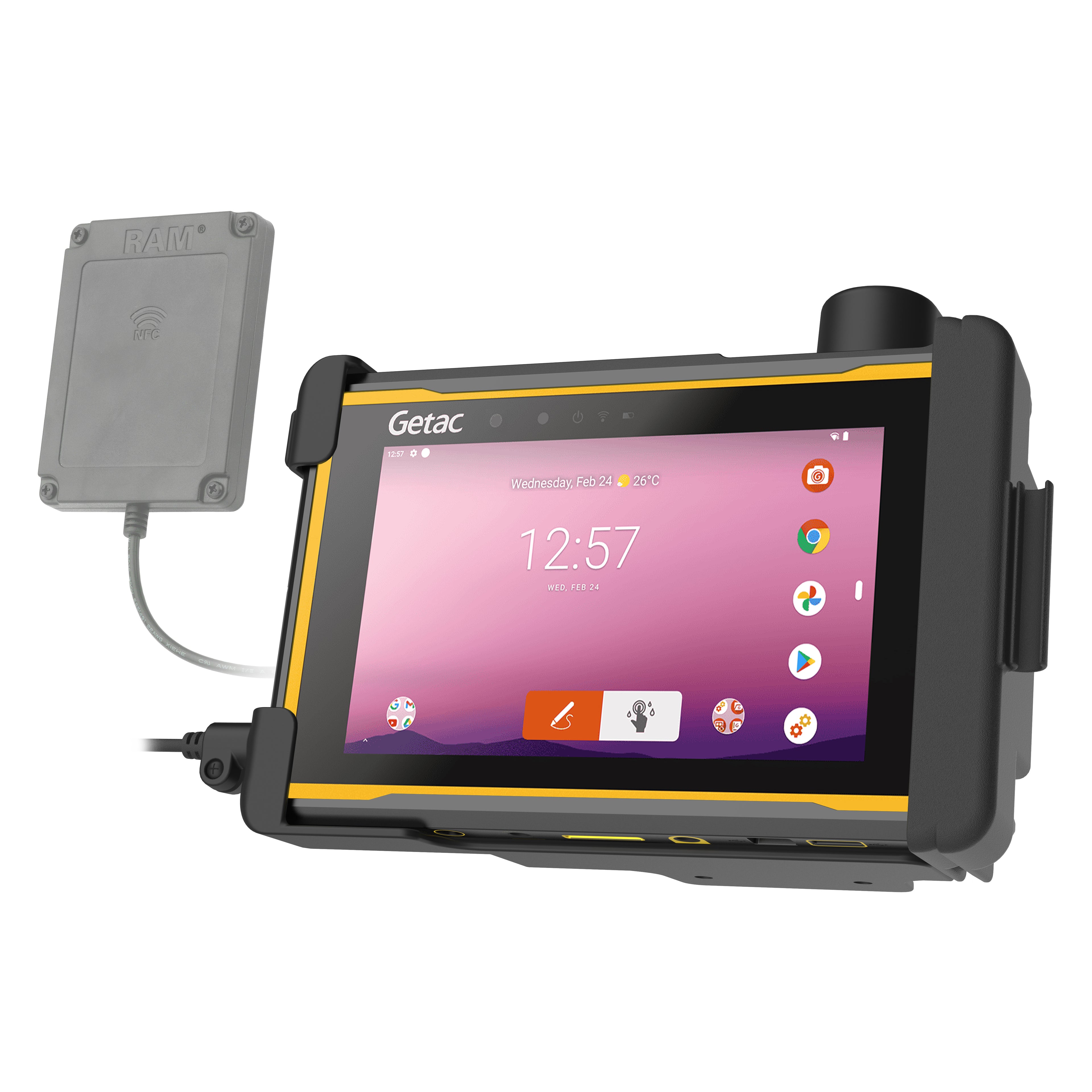 RAM houder op maat voor getac ZX70 compatibel met NFC extender - RAM Mounts RAM-HOL-GE3NU