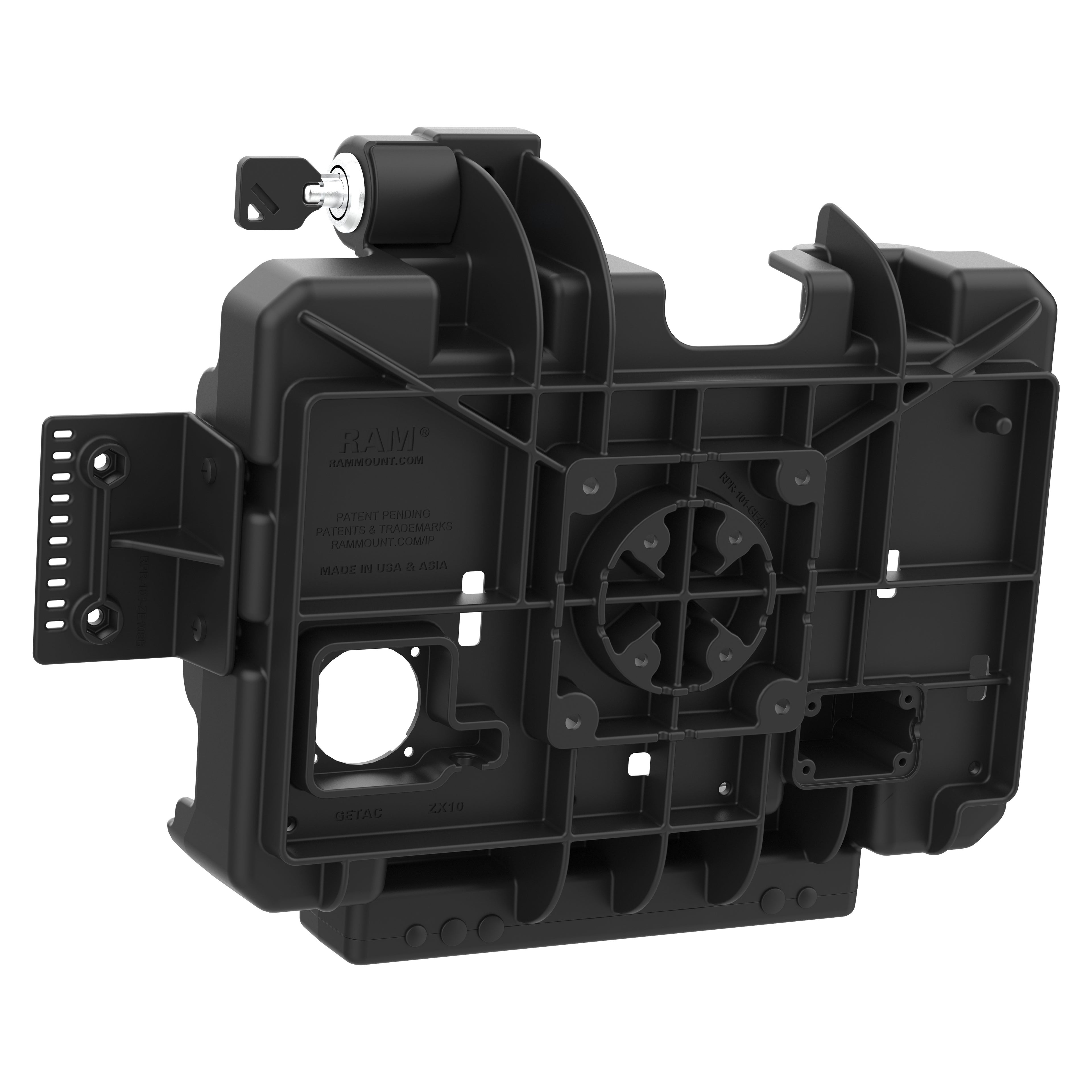 RAM Vergrendelbare Houder op Maat voor Getac ZX10 - RAM Mounts RAM-HOL-GE4KLU afbeelding 3