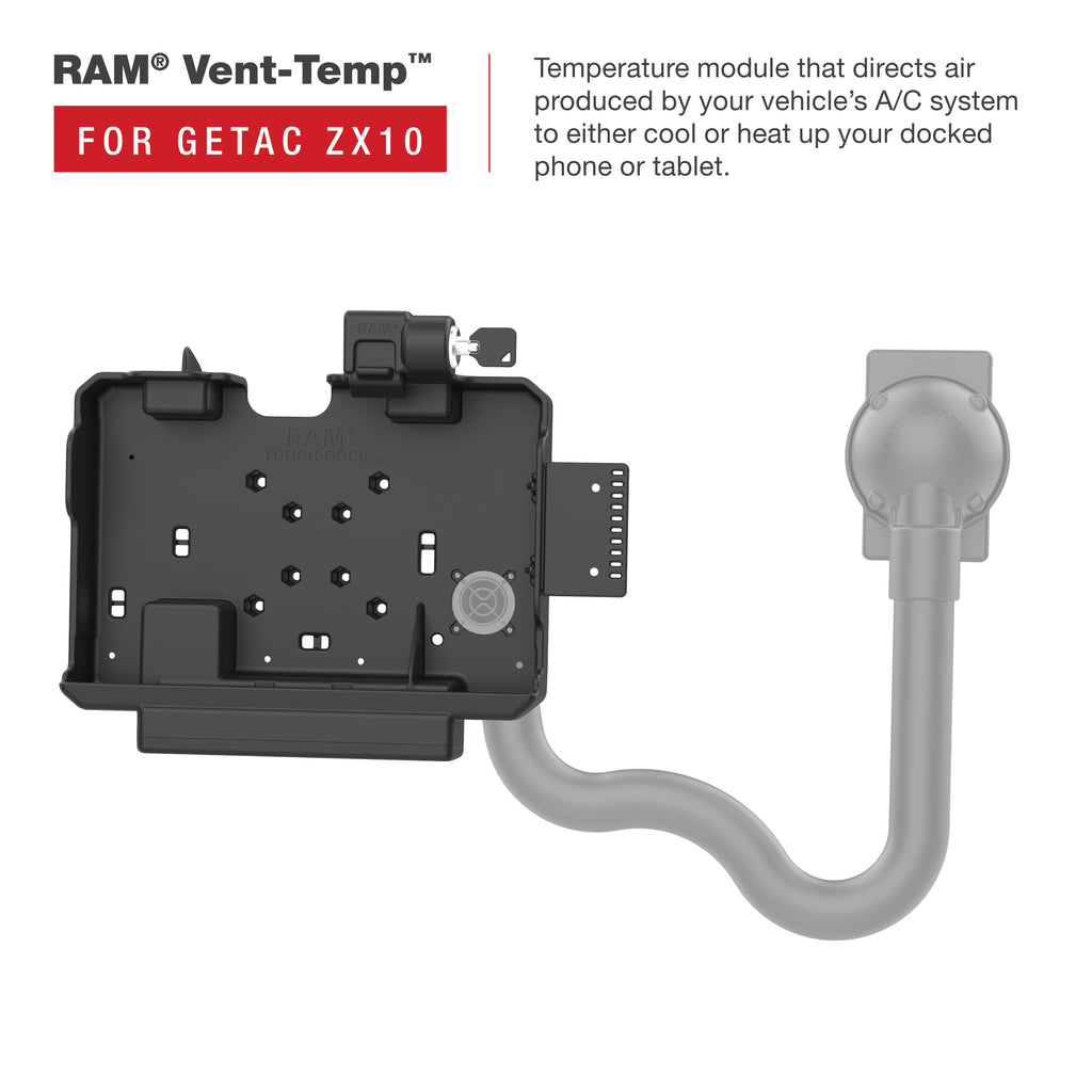 RAM Vergrendelbare Houder op Maat voor Getac ZX10 - RAM Mounts RAM-HOL-GE4KLU afbeelding 4