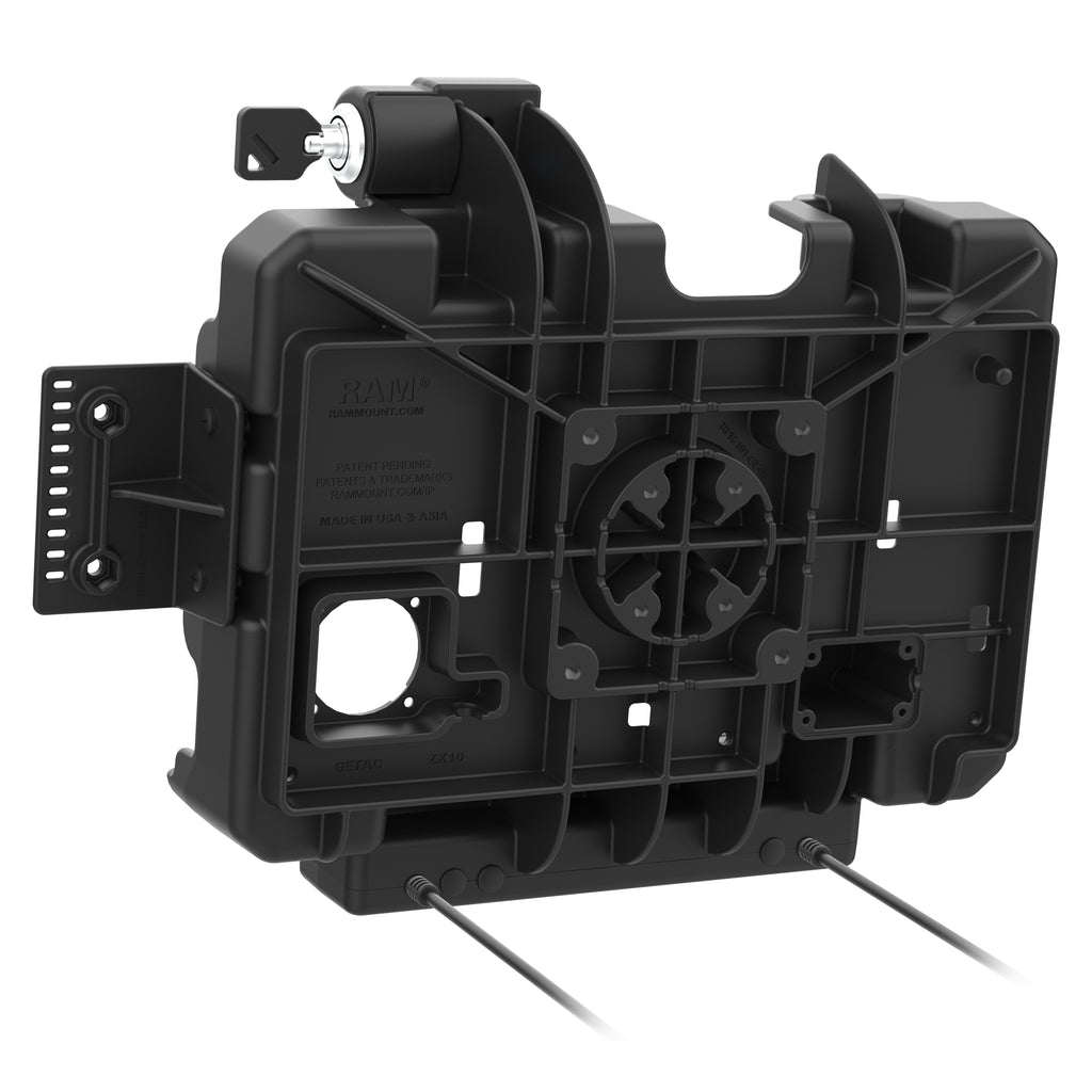 RAM Vergrendelbaar Power + Dual USB Data Dock voor Getac ZX10 - RAM Mounts RAM-HOL-GE4PD2KLU afbeelding 3