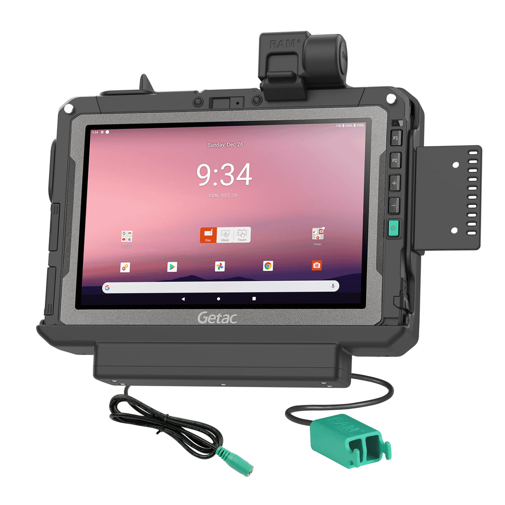 RAM power dual USB data dock voor getac ZX10 - RAM Mounts RAM-HOL-GE4PD2U