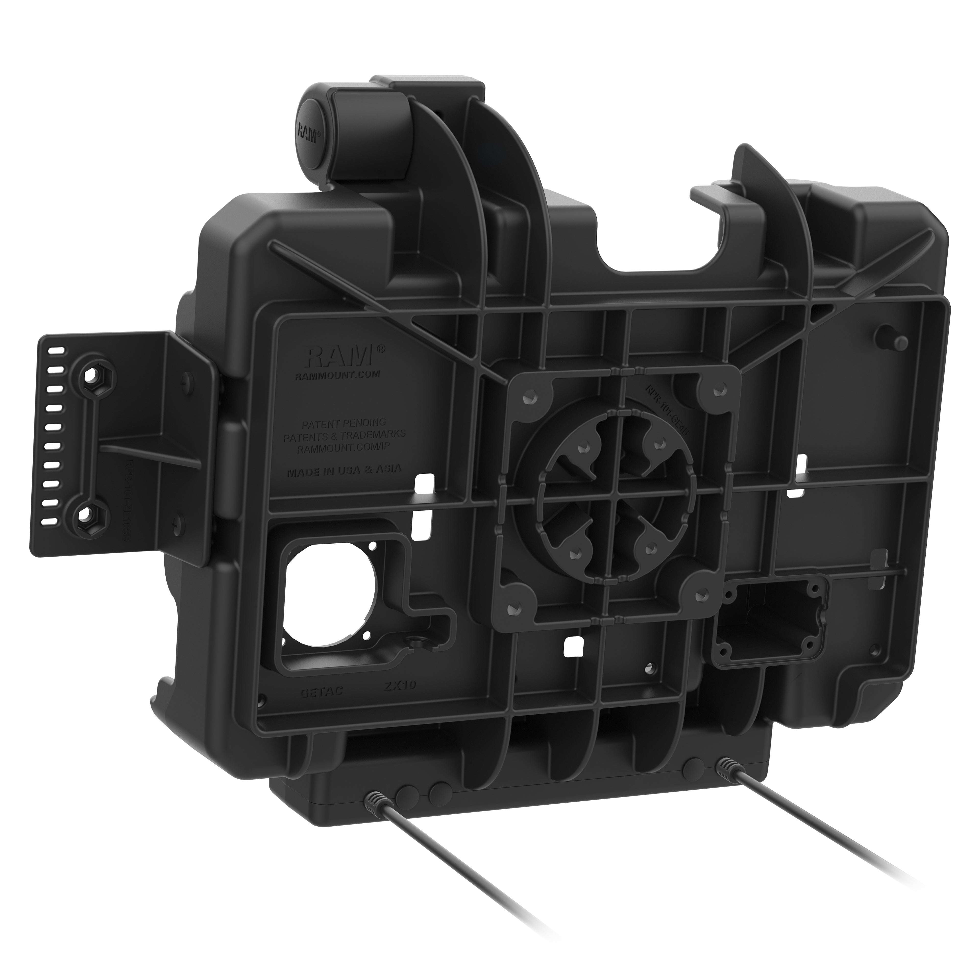 RAM Power + Dual USB Data Dock voor Getac ZX10 - RAM Mounts RAM-HOL-GE4PD2U afbeelding 3