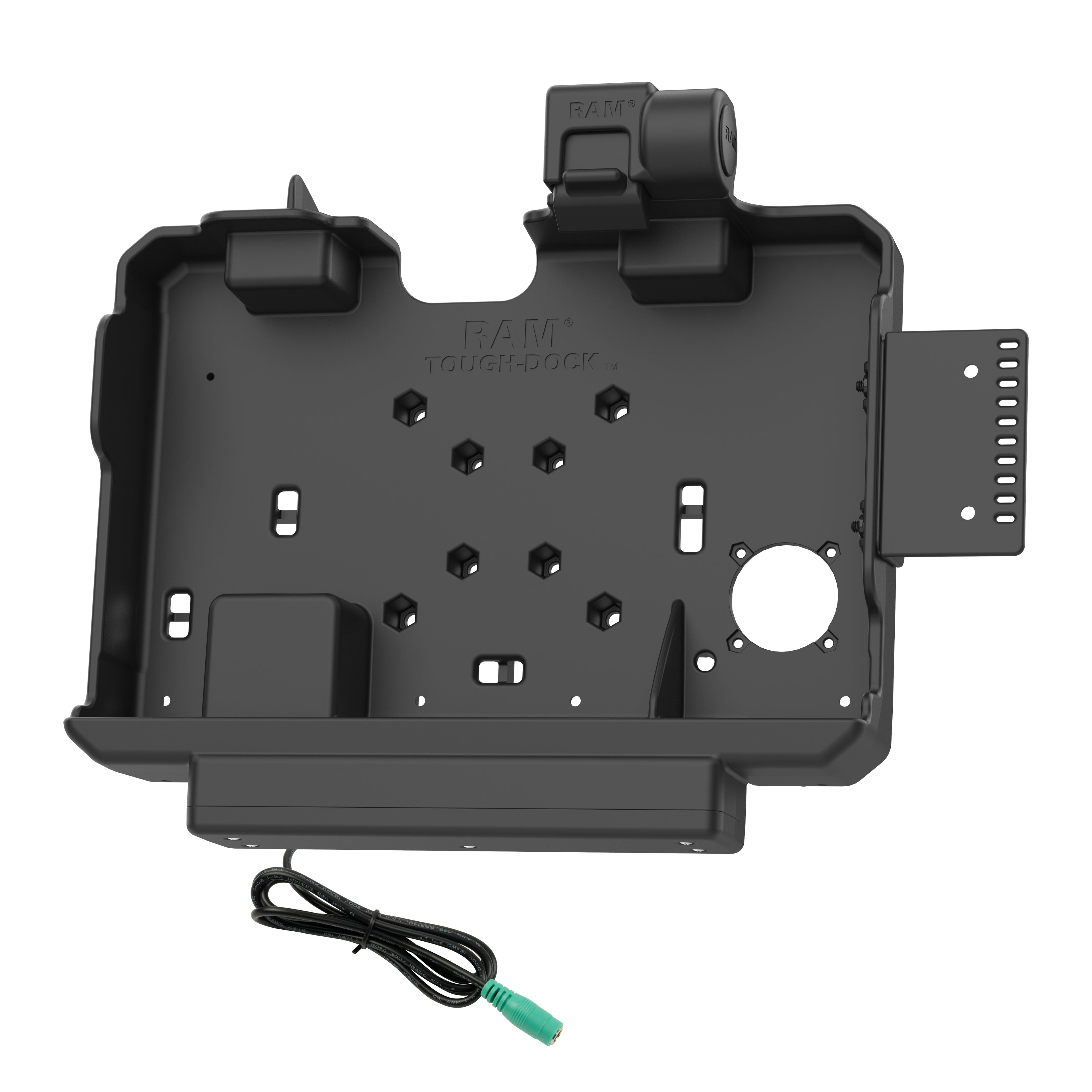 RAM Powered Dock op Maat voor Getac ZX10 - RAM Mounts RAM-HOL-GE4PU afbeelding 2