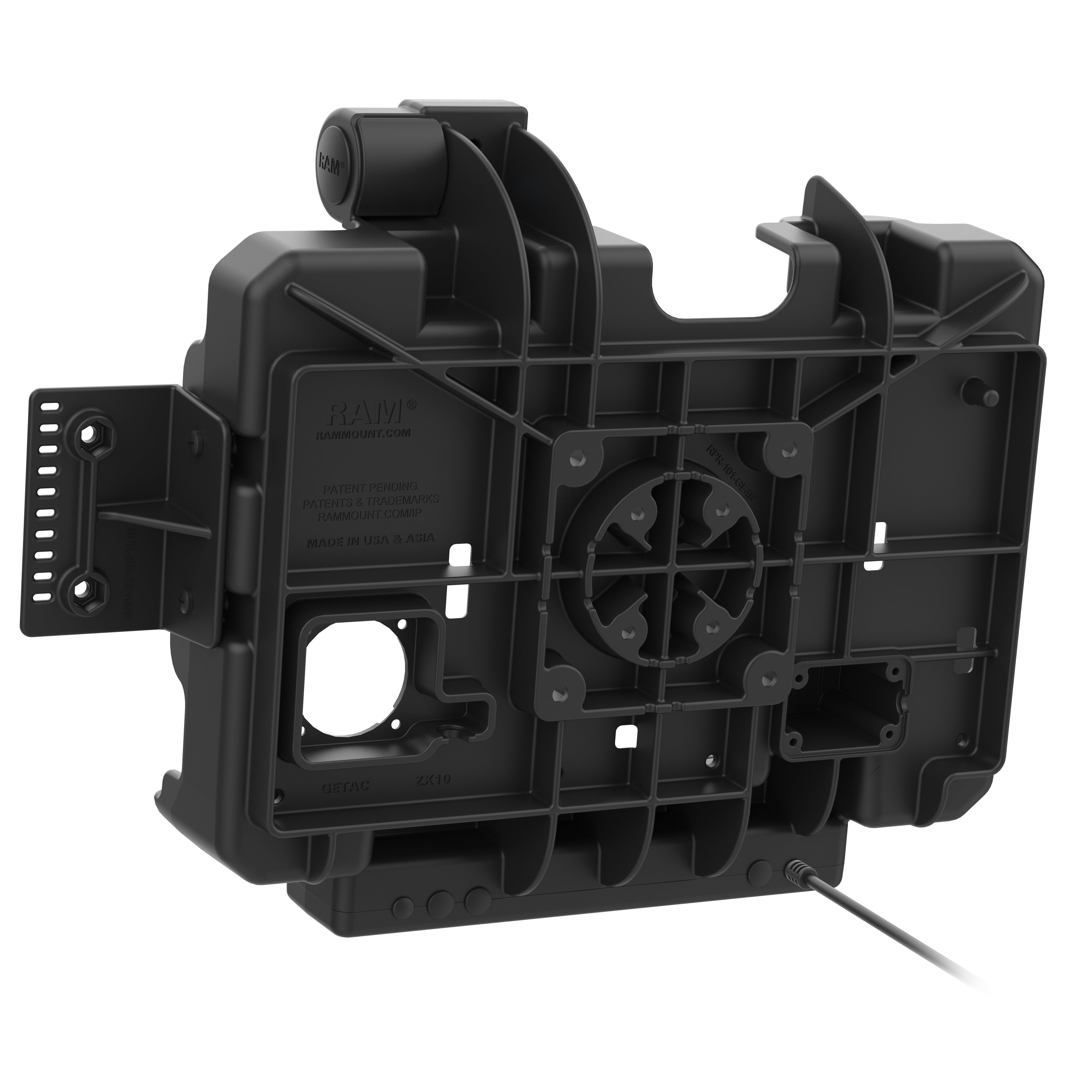 RAM Powered Dock op Maat voor Getac ZX10 - RAM Mounts RAM-HOL-GE4PU afbeelding 3
