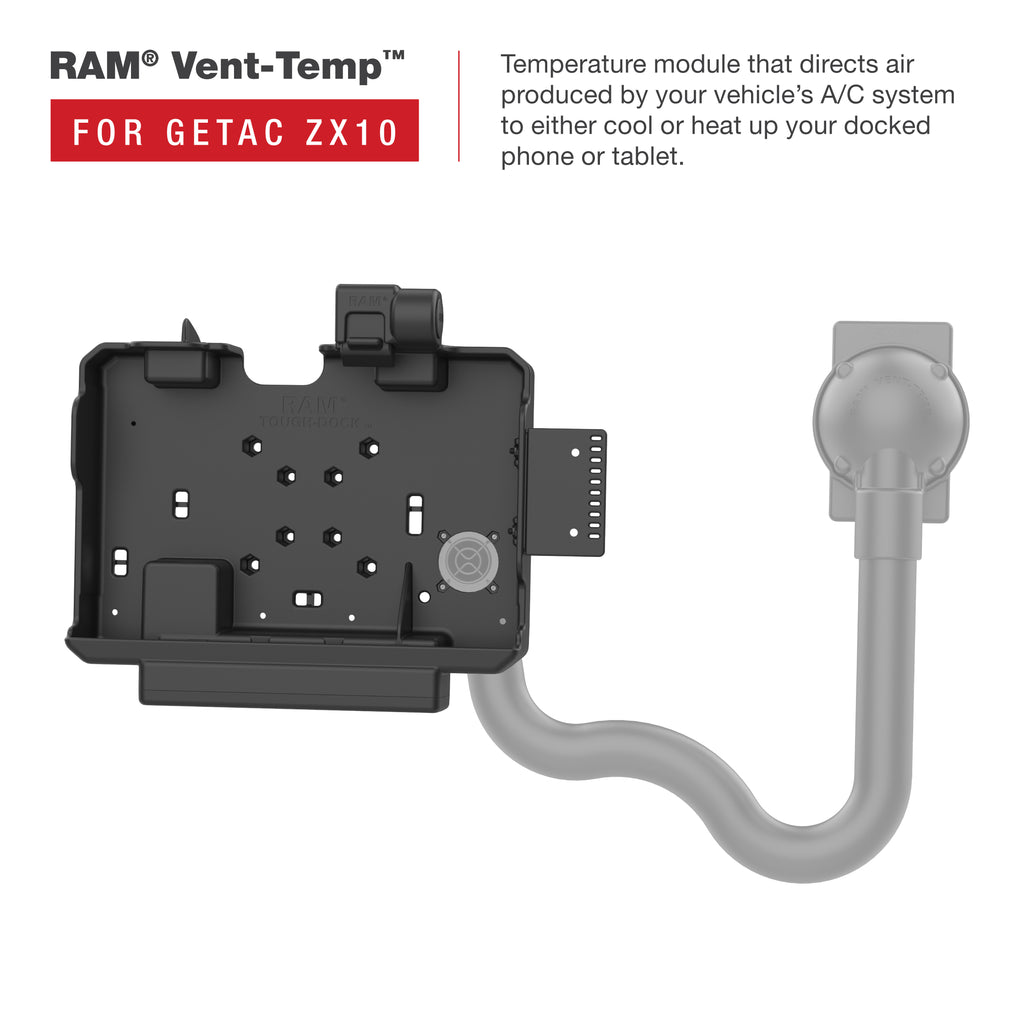 RAM Powered Dock op Maat voor Getac ZX10 - RAM Mounts RAM-HOL-GE4PU afbeelding 4