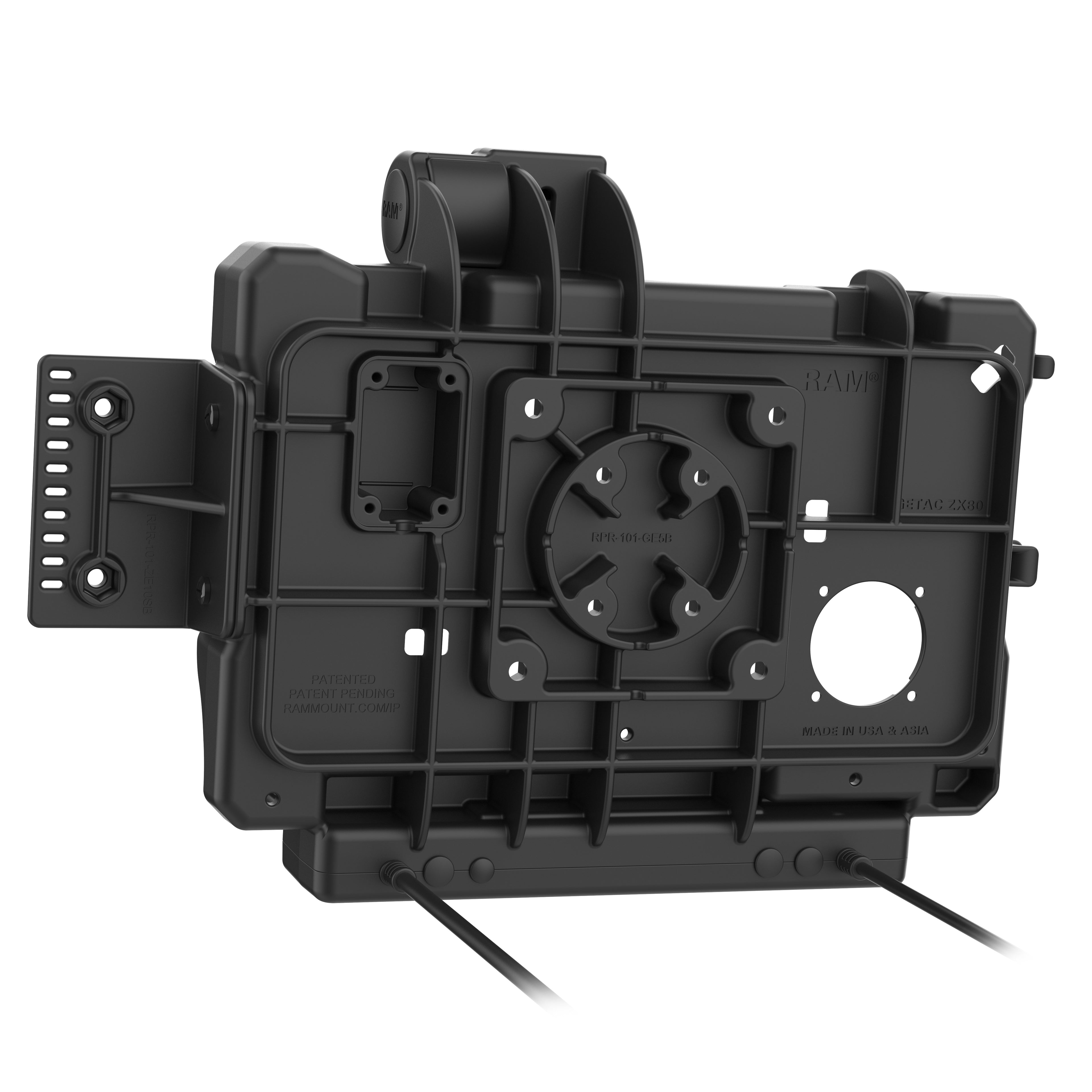RAM Power + Dual USB Data Dock voor Getac ZX80 - RAM Mounts RAM-HOL-GE5PD2U afbeelding 3