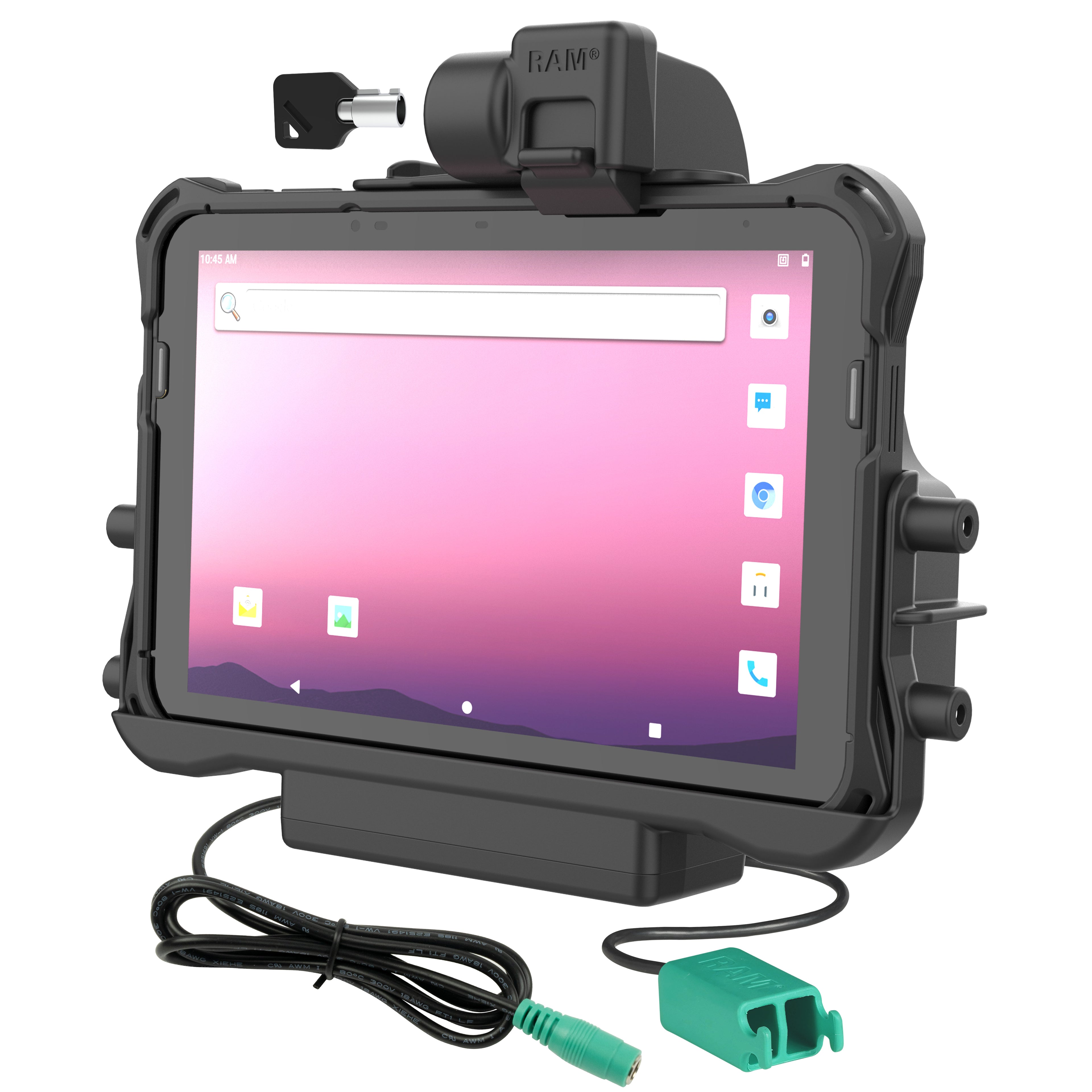 RAM vergrendelende power dubbele USB dock voor honeywell scanpal EDA10A - RAM Mounts RAM-HOL-HON11PD2KLU