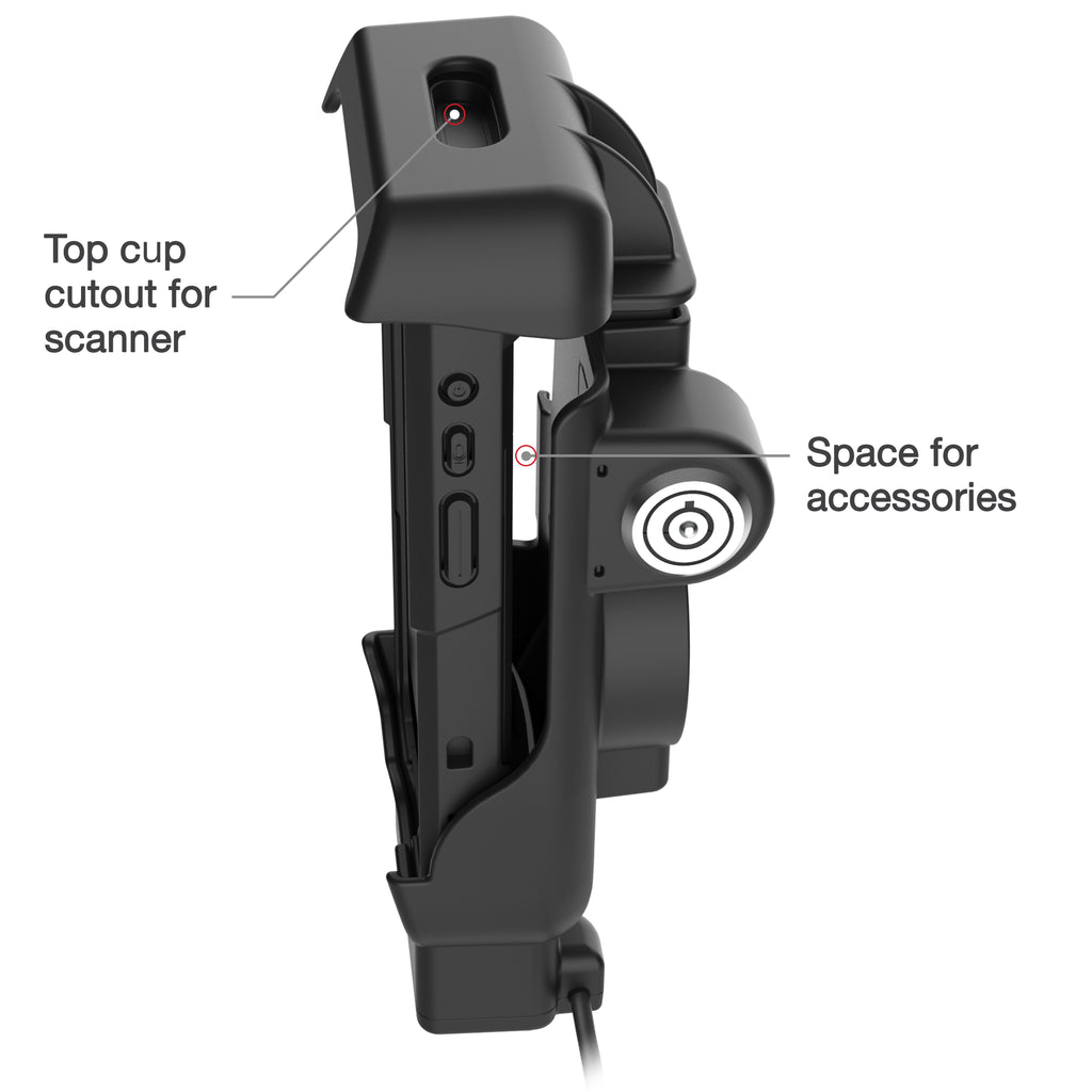 RAM Vergrendelbaar Gevoed Dock + USB-A voor Honeywell CT40/45/47 - Verwarmde Pennen - RAM Mounts RAM-HOL-HON12PDHLU afbeelding 6