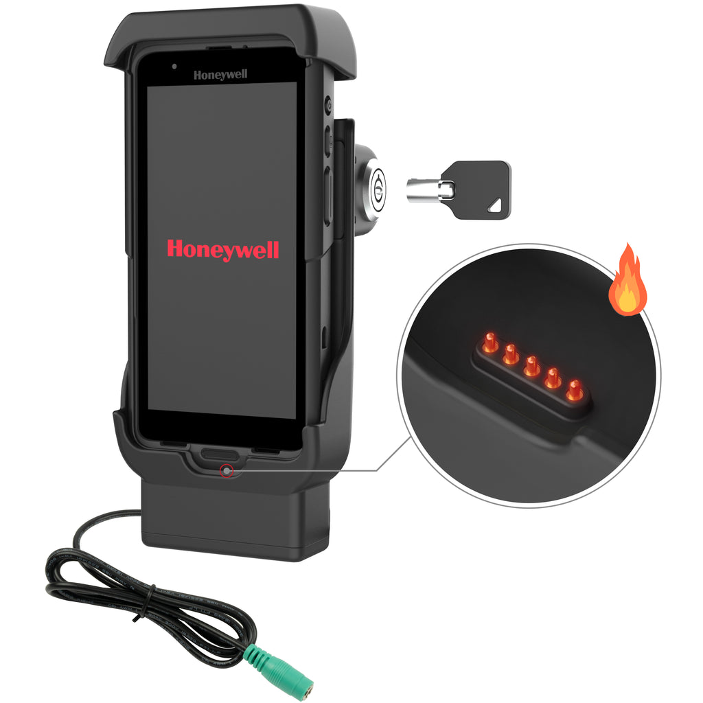 RAM vergrendelend gevoed dock voor honeywell CT404547 verwarmde pennen - RAM Mounts RAM-HOL-HON12PHLU