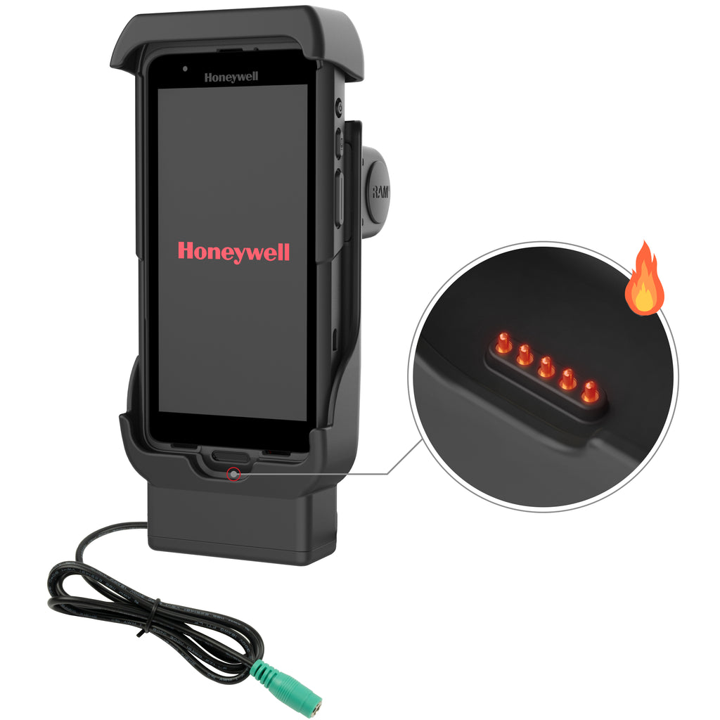 RAM Powered Dock voor Honeywell CT40/45/47 - Verwarmde pinnen - RAM Mounts RAM-HOL-HON12PHU afbeelding 1