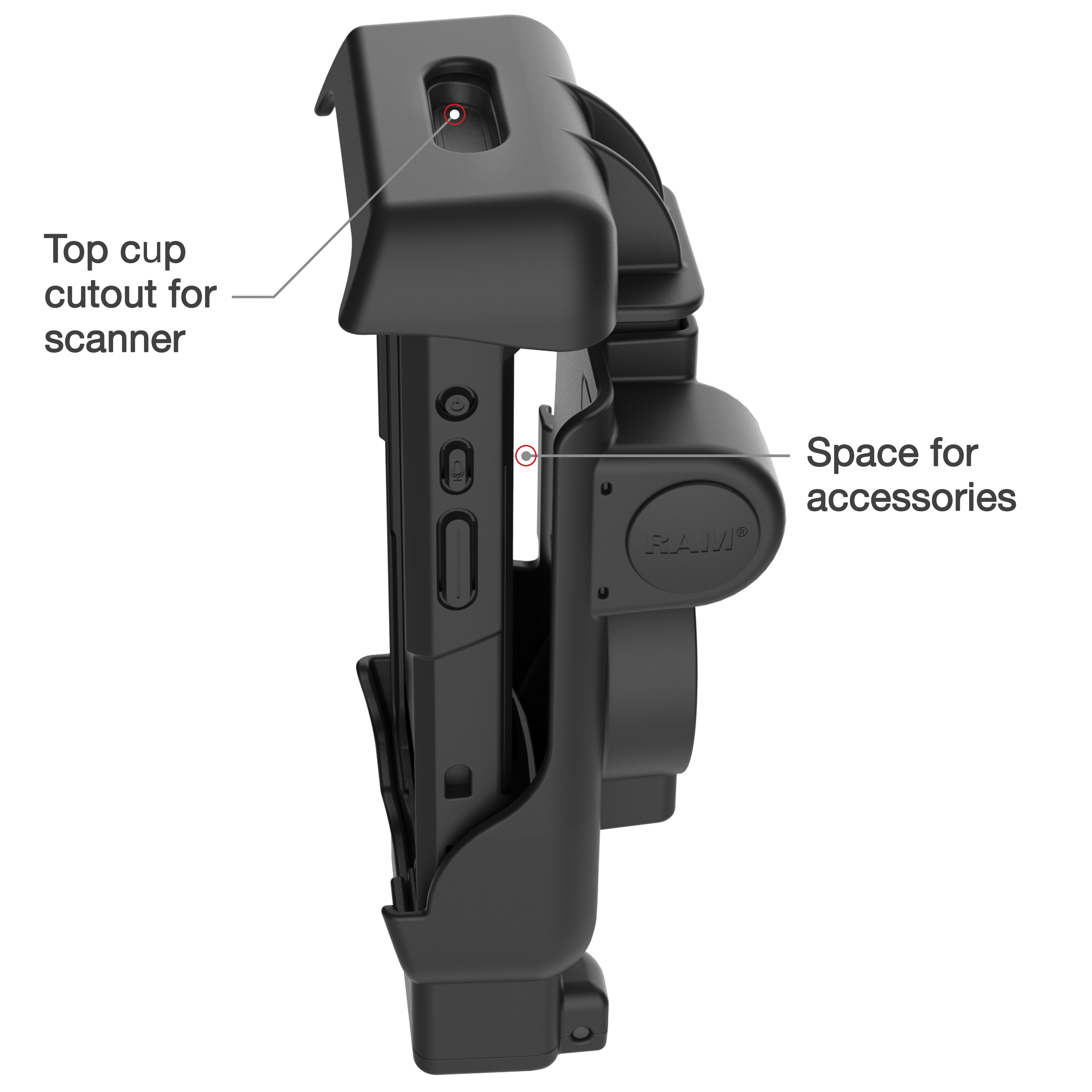 RAM Powered Dock voor Honeywell CT0.88888888888889/47 - RAM Mounts RAM-HOL-HON12PU afbeelding 6