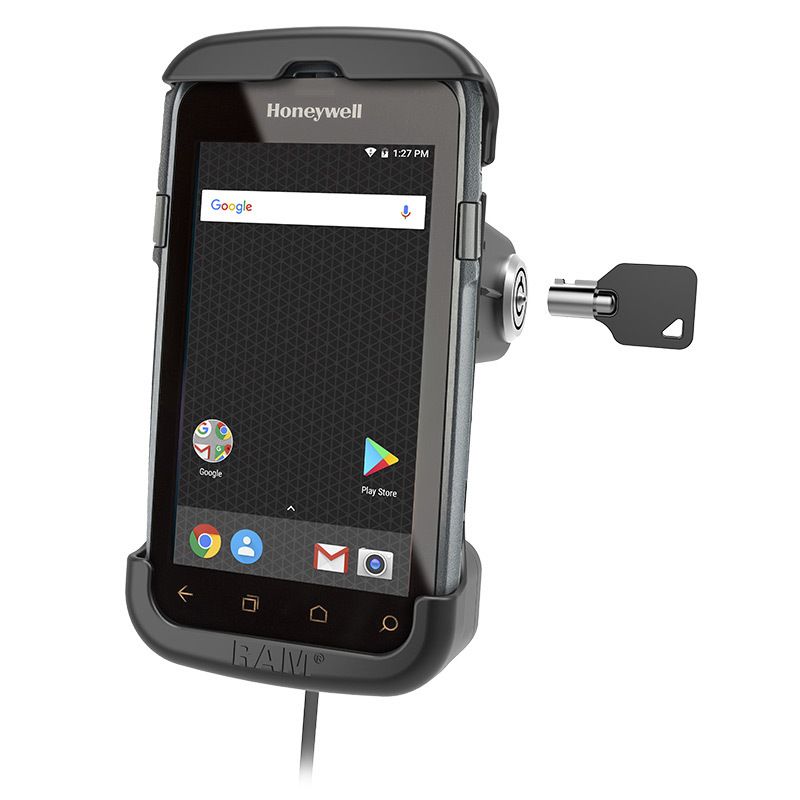 RAM Key-Locking Form-Fit Voedingsdok voor Honeywell CT50, CT60 Series - RAM Mounts RAM-HOL-HON7KLU afbeelding 1